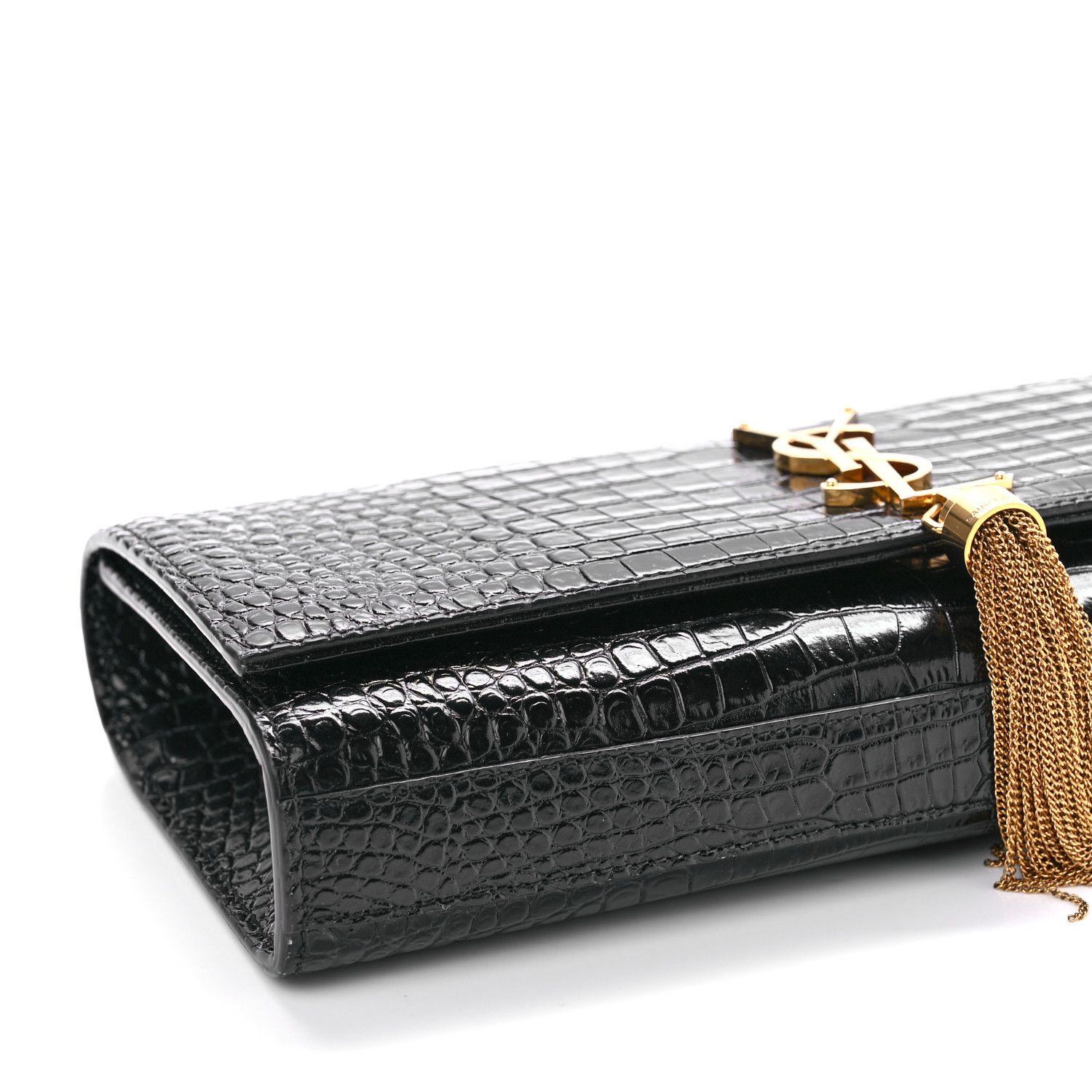 Saint Laurent Paris o1s1wg110125 326080 Size: OS / Kate Tassel Clutch in Black Size ONE SIZE - 7 Thumbnail