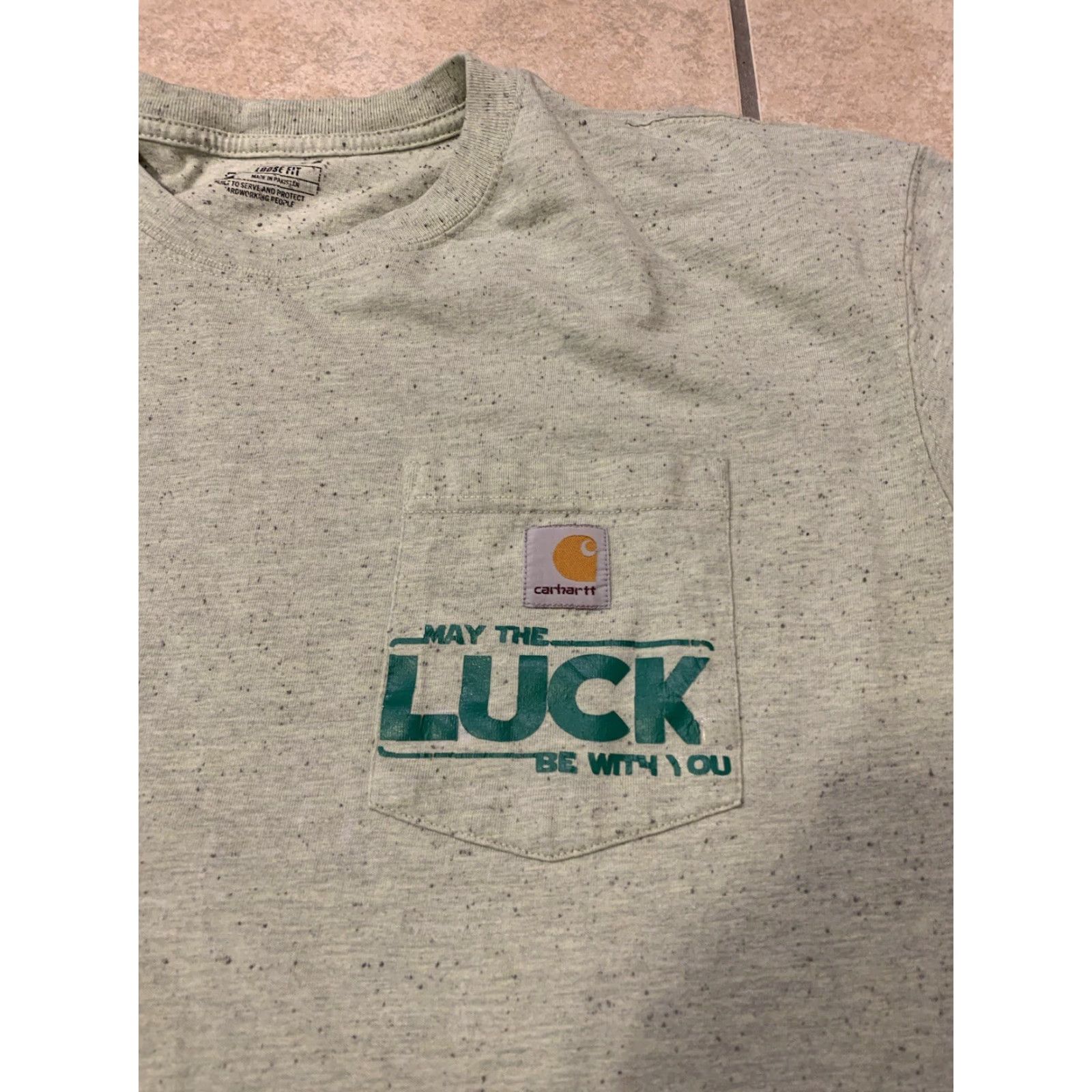 Carhartt VINTAGE Carhartt? No, not vintage. Carhartt Green 2XL Short Sleeve T-Shirt Crew Neck Men’s Logo Canvas Heavyweight Star Wars Bag? Size US XXL / EU 58 / 5 - 3 Thumbnail