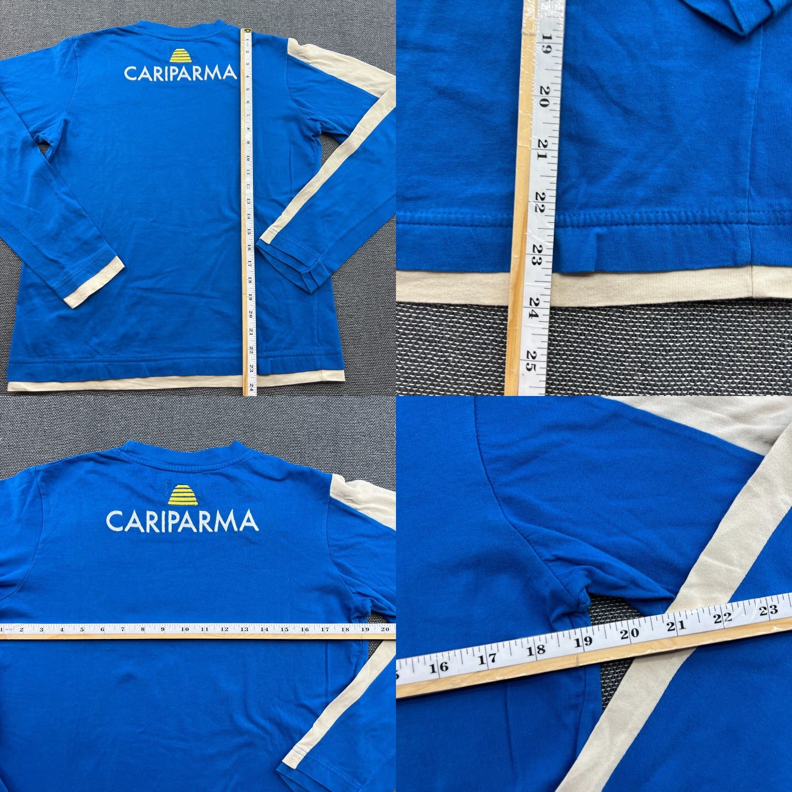 Kappa Italy 2007 Mens Rugby Shirt Kappa Gara Italia Long Sleeves Blue Small Jersey Shirt Mens XS? Size US S / EU 44-46 / 1 - 8 Thumbnail
