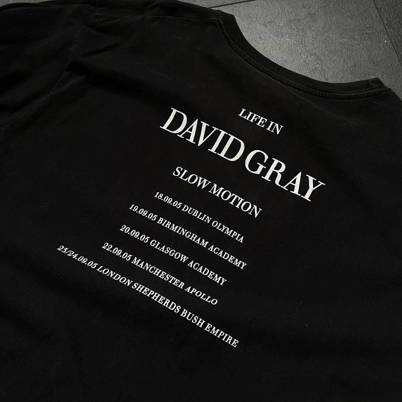 Streetwear × Vintage Vintage David gray tee shirt 90s Size US XL / EU 56 / 4 - 7 Thumbnail