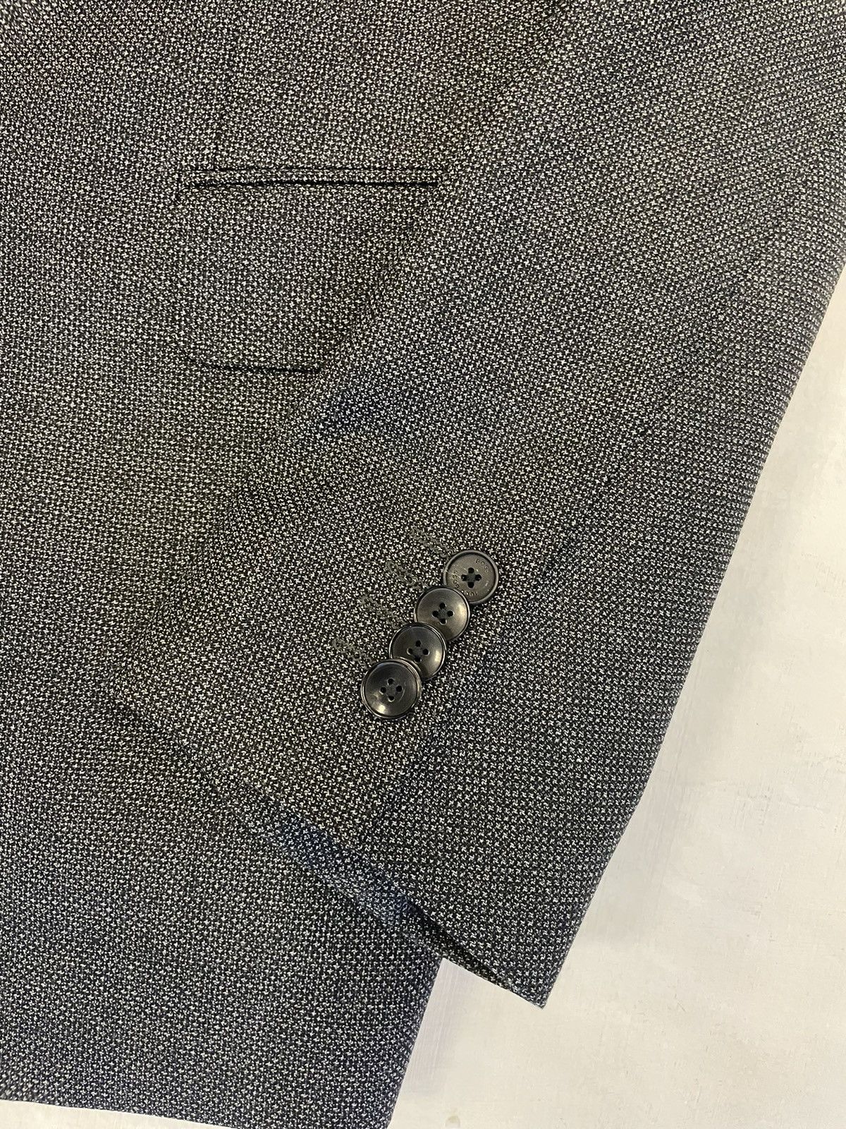 Hugo Boss Marzotto Wool Nailhead Phoenix/Madisen Jacket Size 46R - 2 Thumbnail