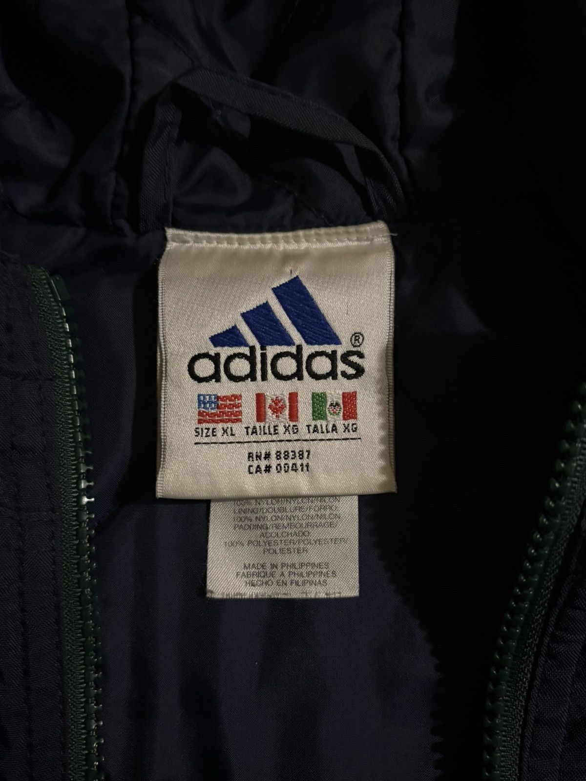 Adidas ADIDAS Logo Windbreaker Size US XL / EU 56 / 4 - 3 Thumbnail
