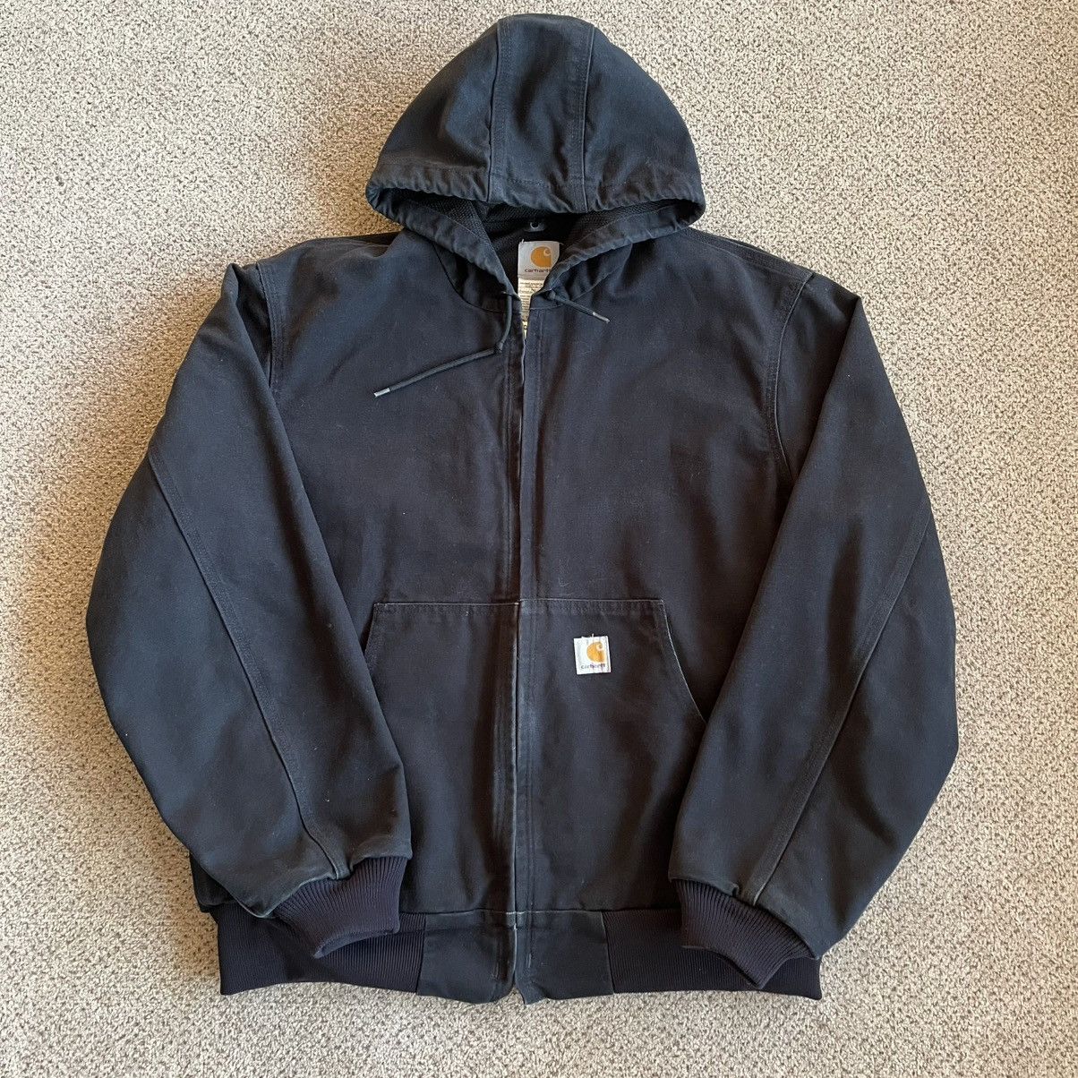 Carhartt vintage 90s Carhartt Aztec Active Jacket Black