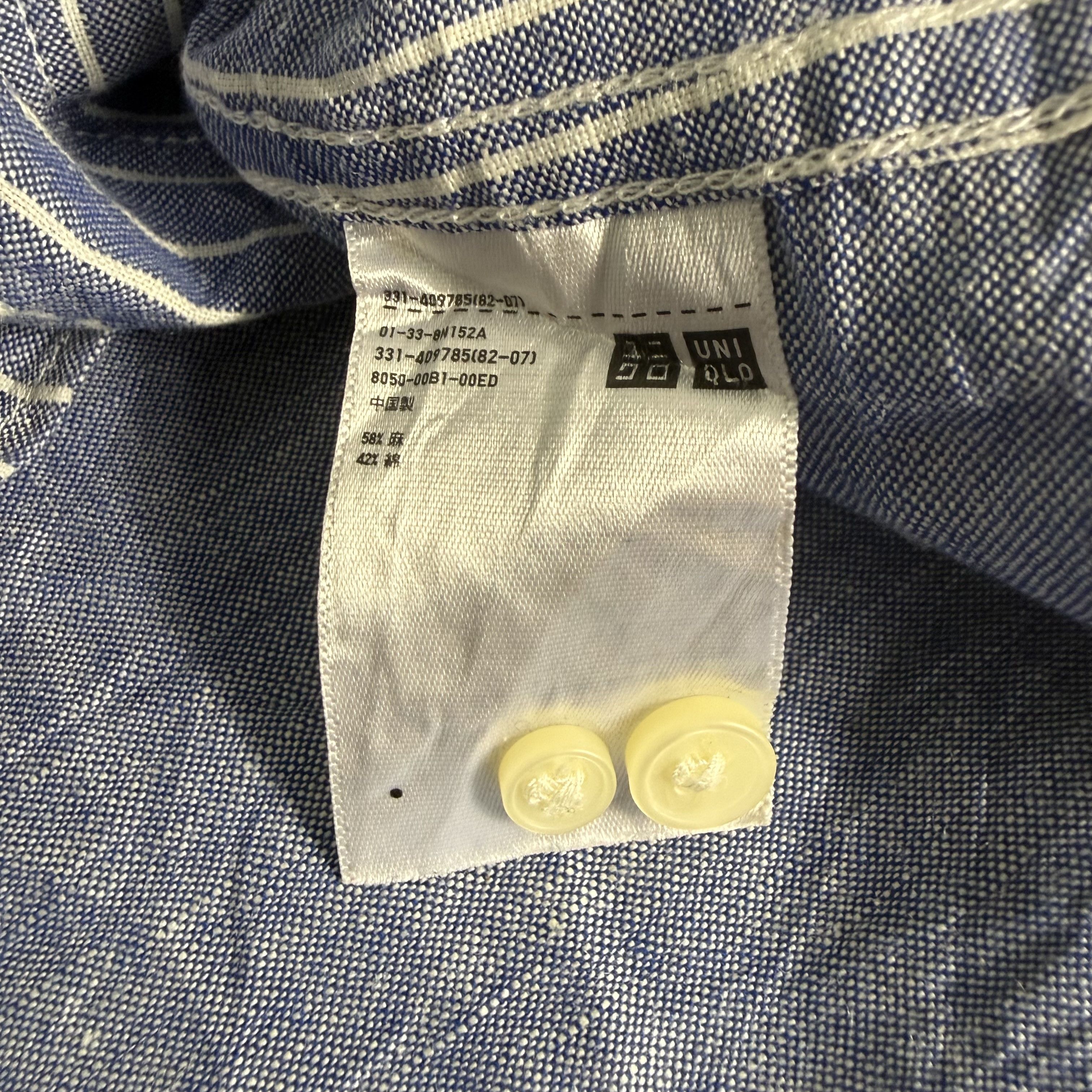 JW Anderson × Uniqlo Uniqlo x JW Anderson Striped Button Up Shirt Size US M / EU 48-50 / 2 - 6 Thumbnail