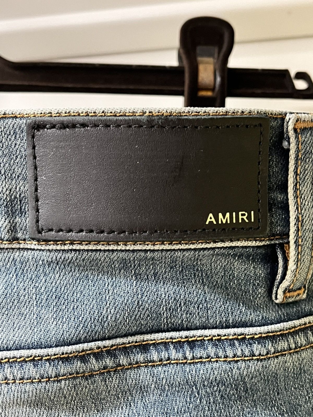 Amiri AUTHENTIC AMIRI JEANS DENIM PANTS RIPS AND RUFFLES MENS 38 Size US 38 / EU 54 - 10 Thumbnail