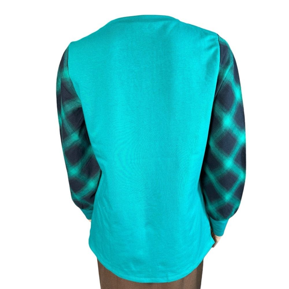 Other New Belle by Kim Gravel French Terry Flannel Sleeves Sweats Size XXS / US 00 / IT 34 - 5 Thumbnail