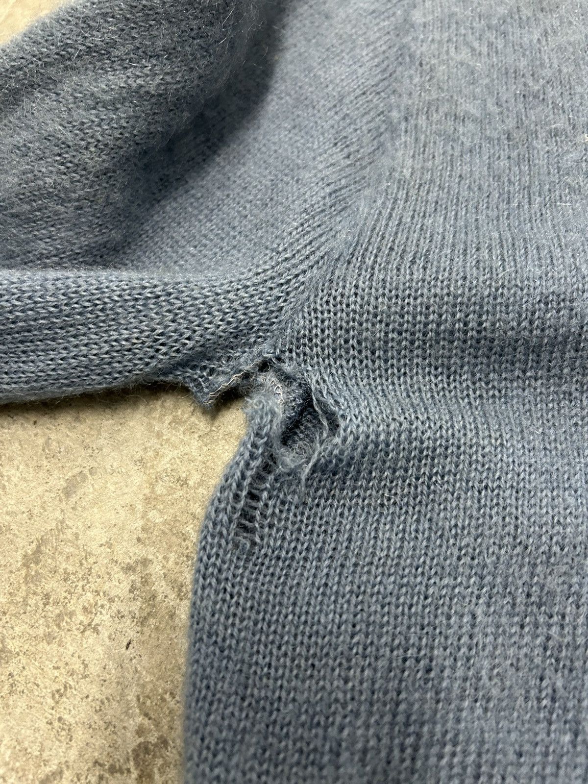 Vintage Vintage blue mohair cardigan Kurt cobain rare Size US M / EU 48-50 / 2 - 12 Thumbnail