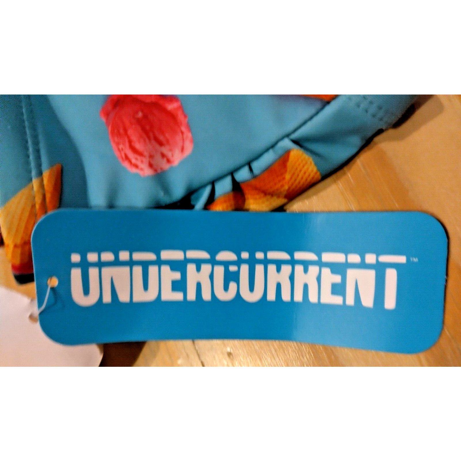 The Unbranded Brand Women's Undercurrent Blue 2 Pc. Bathing Suit Swim Medium NWT Size ONE SIZE - 5 Thumbnail