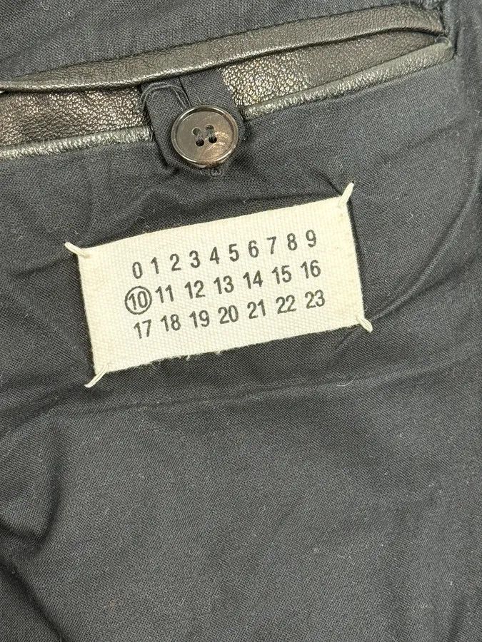 Maison Margiela FW2014 Maison Margiela Black Contrast Panel Leather Jacket Size US L / EU 52-54 / 3 - 12 Thumbnail