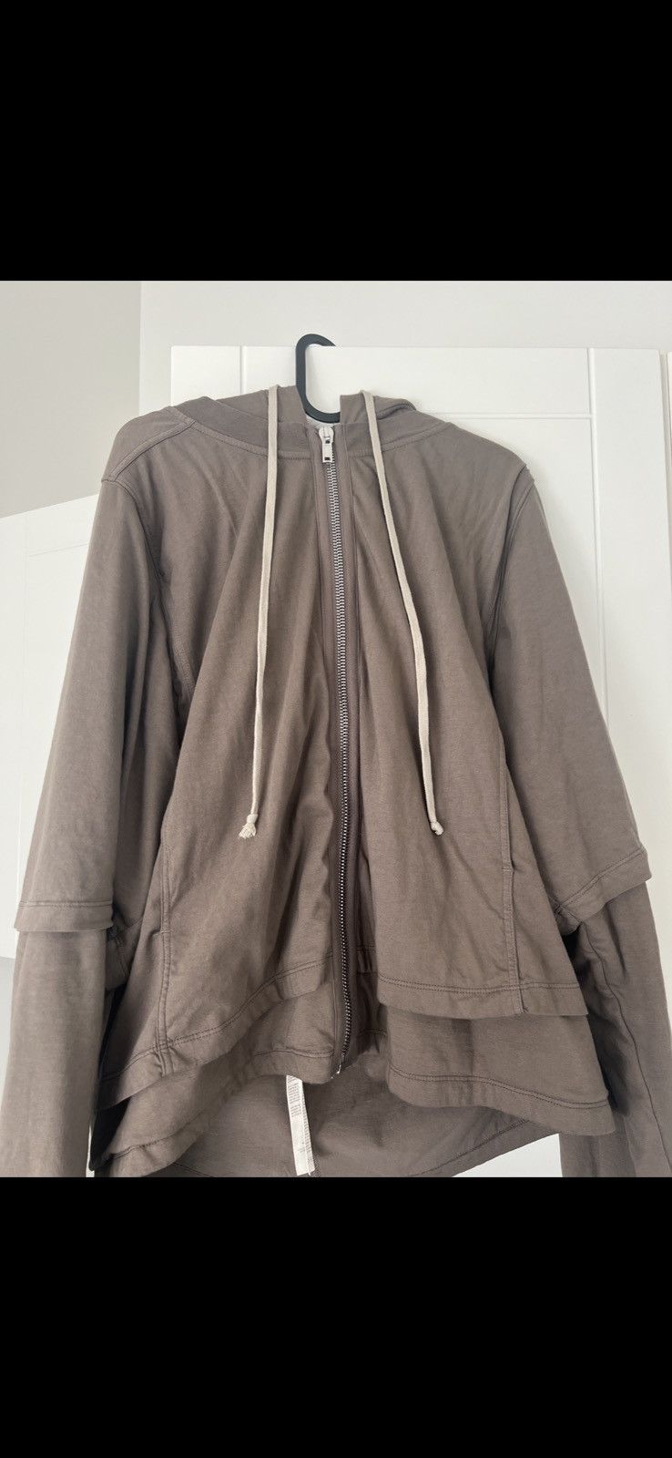 Rick Owens Drkshdw Rick Owens Drkshdw "Zipped Hustler Hoodie" Size US S / EU 44-46 / 1 - 1 Thumbnail