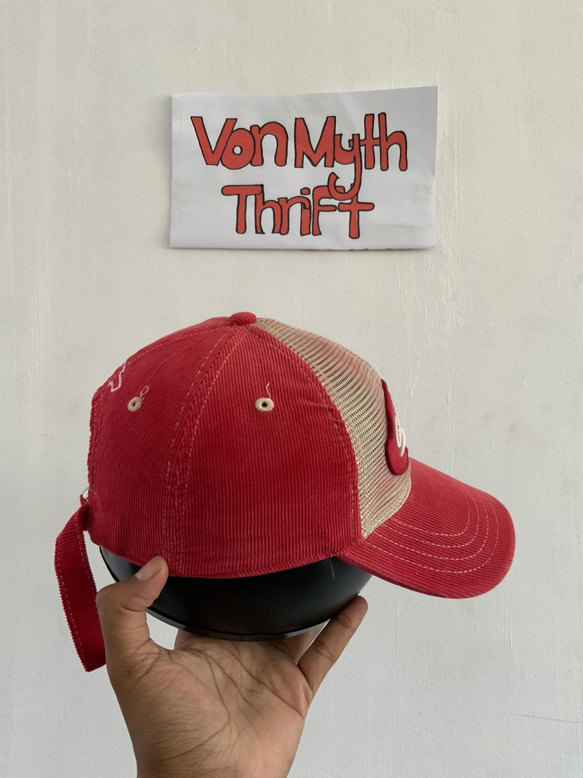 Japanese Brand Vintage Chevrolet Corduroy Hat Cap Size ONE SIZE - 5 Thumbnail