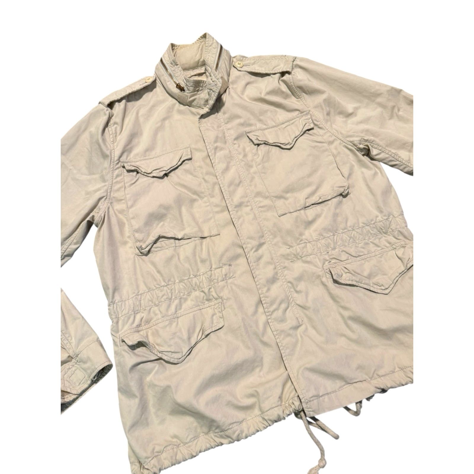 Ralph Lauren VINTAGE Ralph Lauren Denim & Supply M-65 Field Jacket XL White Logo Back Military Coat Men Size US XL / EU 56 / 4 - 4 Thumbnail
