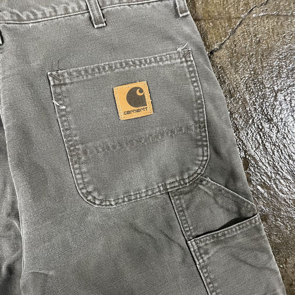 Carhartt × Vintage Vintage Carhartt Flannel Lined Workwear Carpenter Pants Size US 38 / EU 54 - 5 Thumbnail