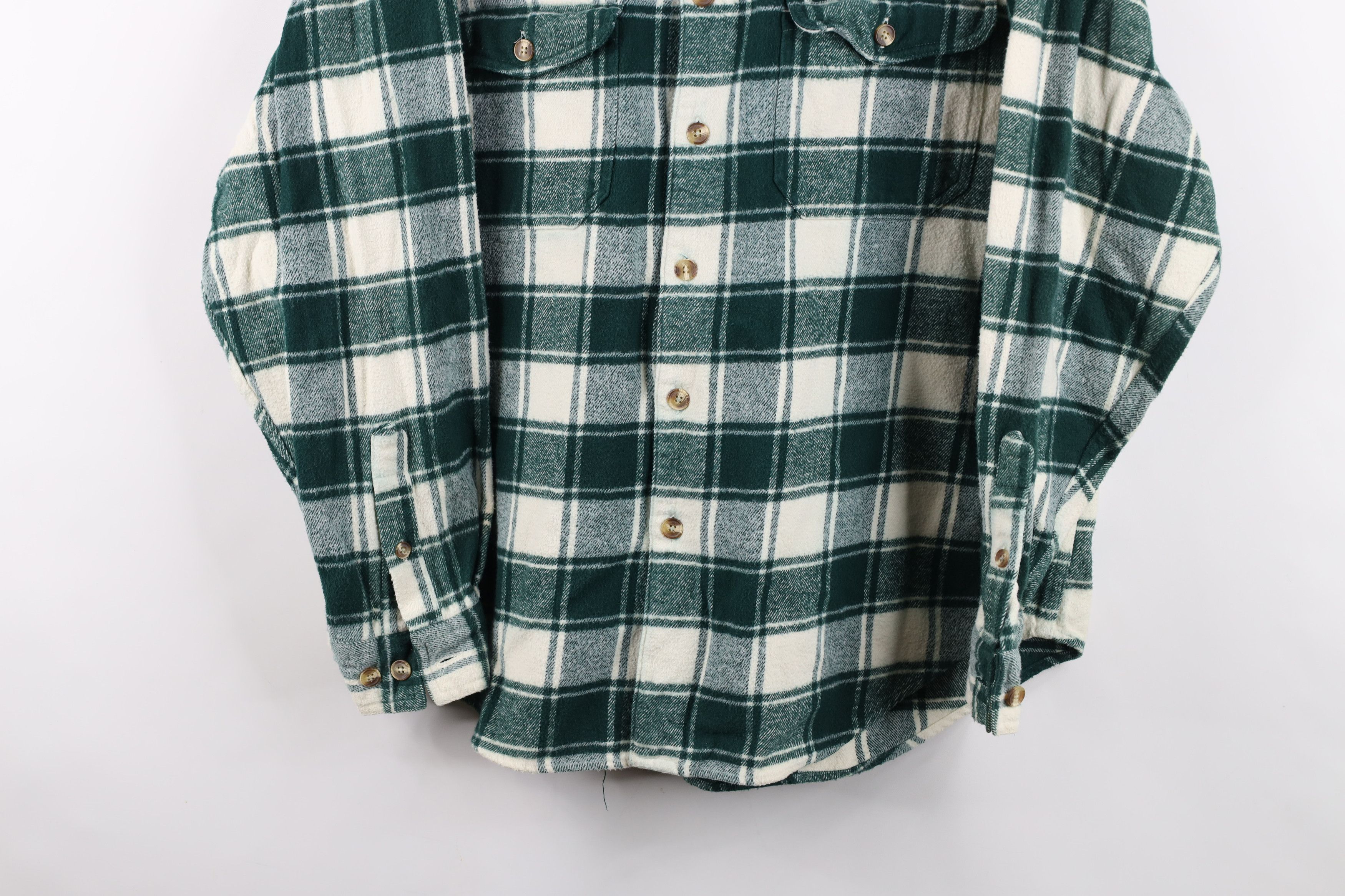 Eddie Bauer Vintage 90s Eddie Bauer Heavyweight McKinley Button Shirt Size US L / EU 52-54 / 3 - 3 Thumbnail