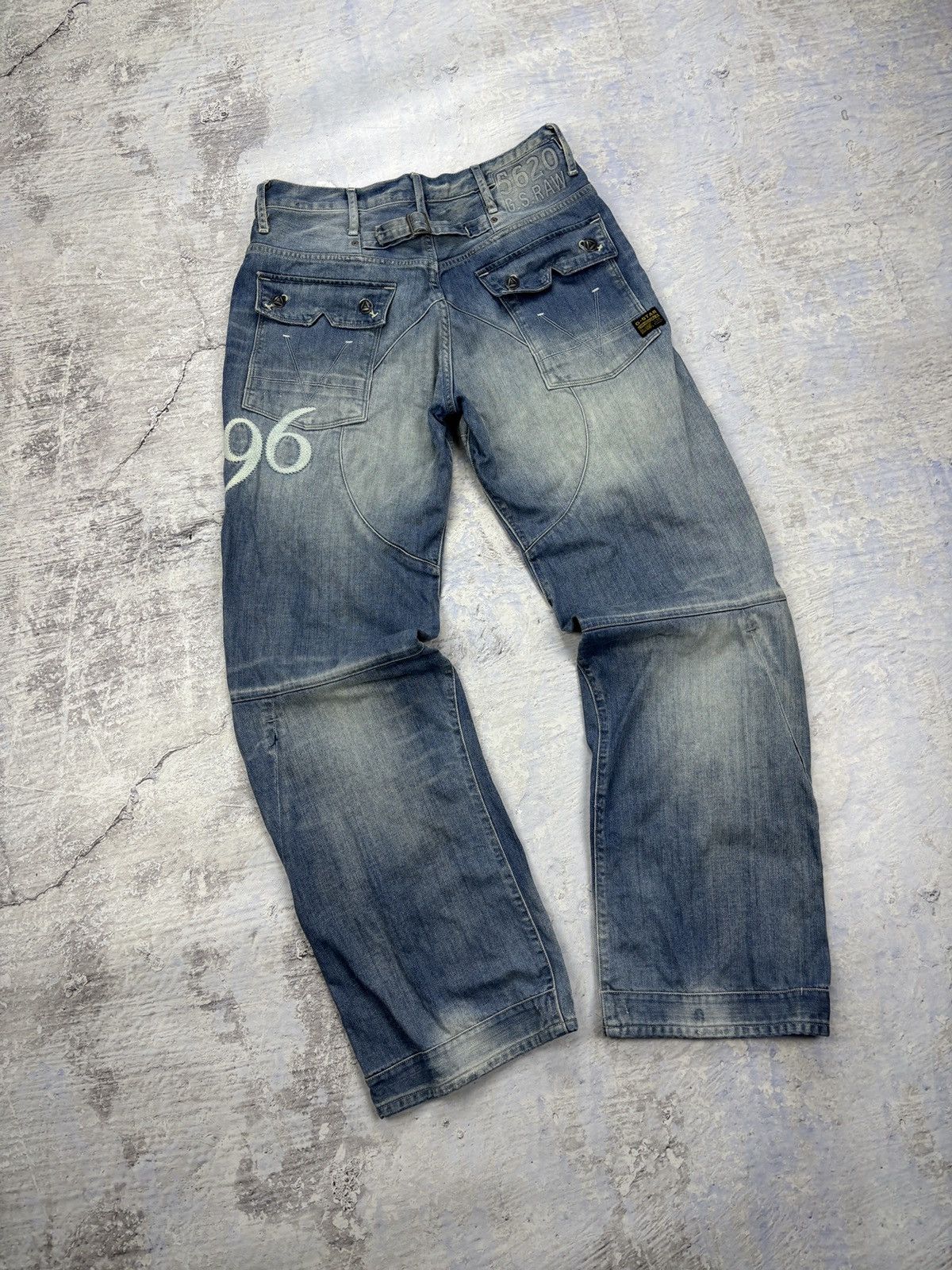 G-Star G-Star RAW buckleback jeans mens pants denim vintage Y2K Size US 30 / EU 46 - 2 Thumbnail