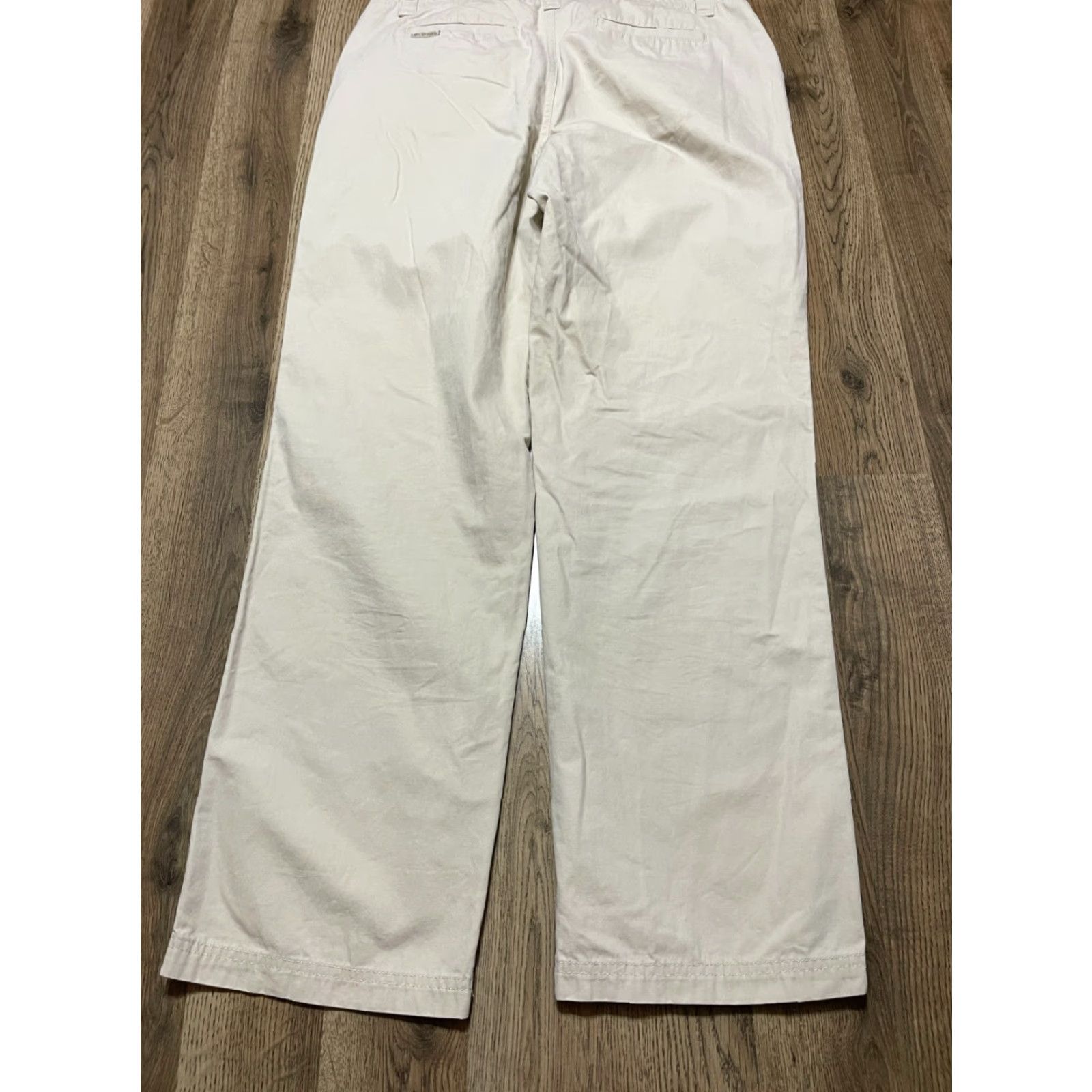 Vintage Columbia Pants, Women's Size 12, Khaki Pants, Straight Leg, Pockets, Beige, Regular, 31 in Inseam, Khakis, Fall, Spring, Summer, Casual, Women Size 34" / US 12 / IT 48 - 2 Thumbnail