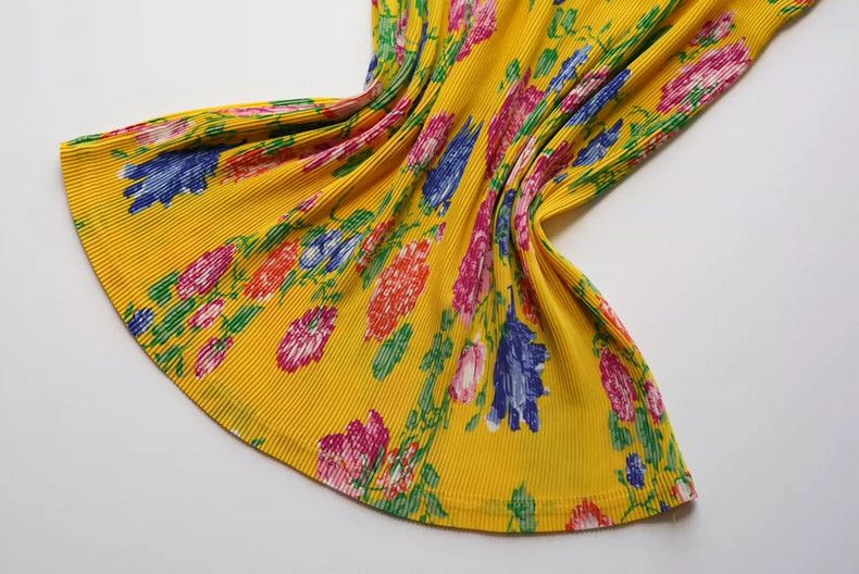 Kenzo KENZO 1980s poster style pleated floral set Size XS / US 0-2 / IT 36-38 - 2 Thumbnail