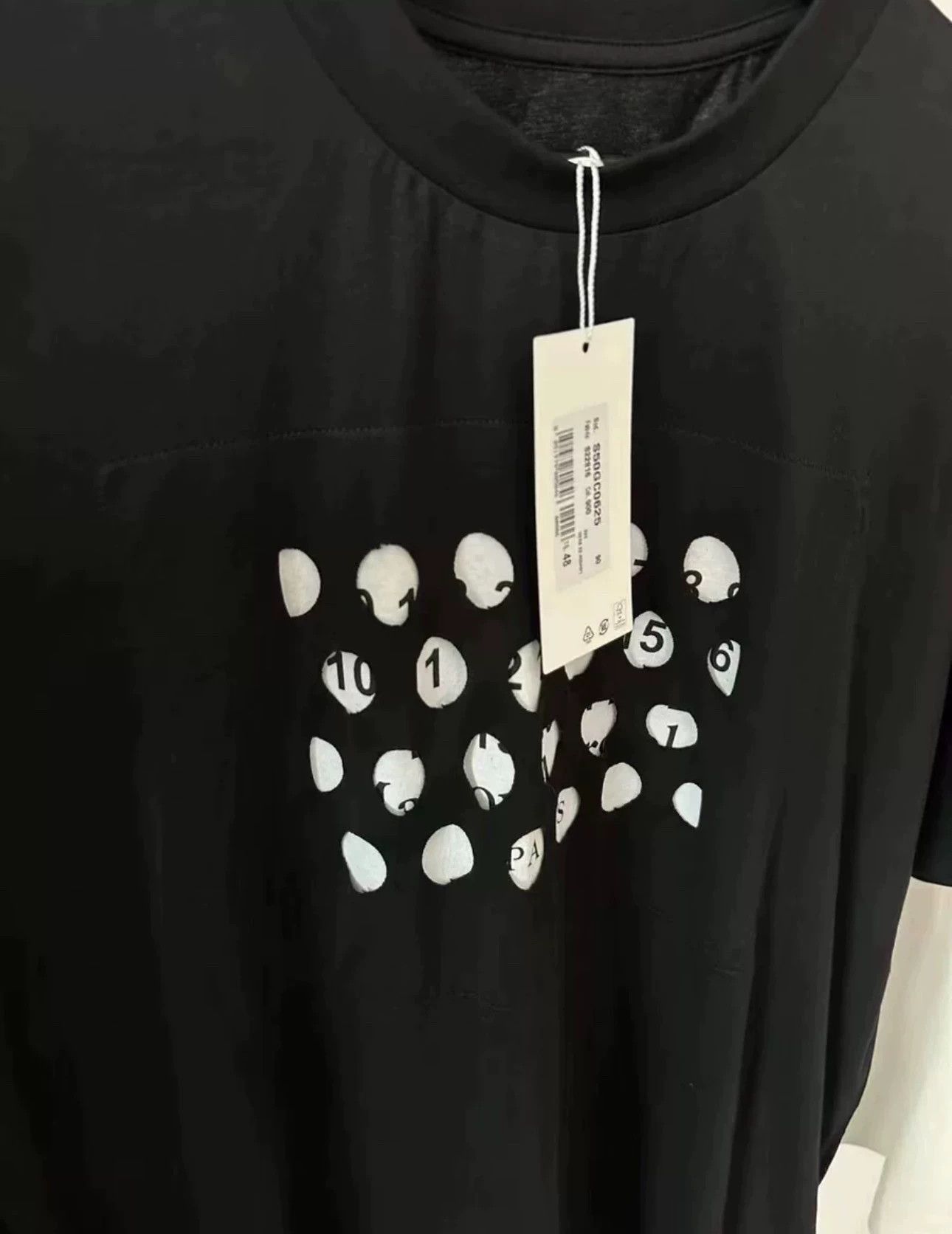 Maison Margiela Maison Margiela hollowed out number letters printed round n Size US M / EU 48-50 / 2 - 8 Thumbnail