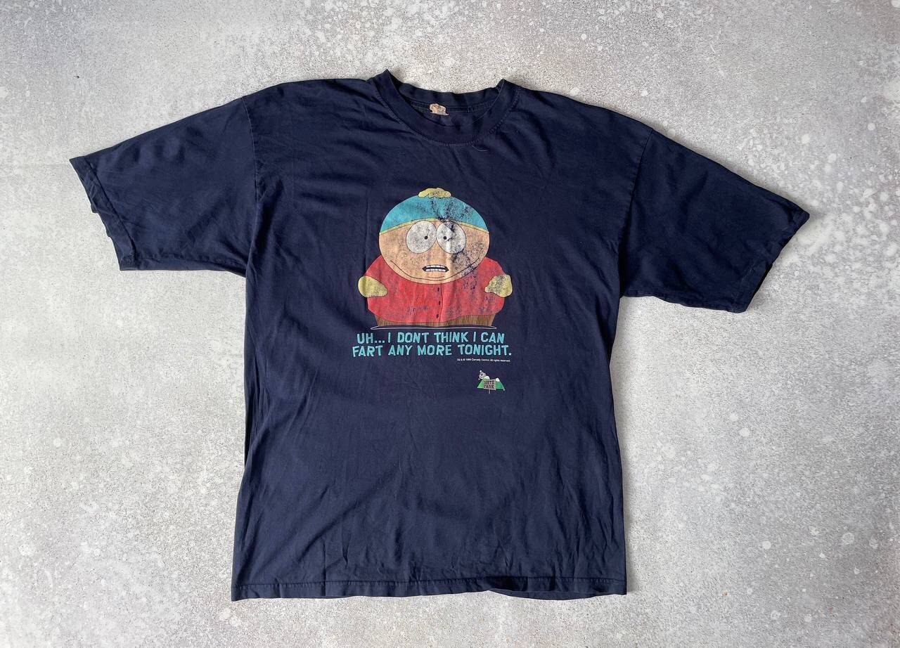 Vintage 1999s South Park Cartman T-shirt Big Logo Y2K Rare