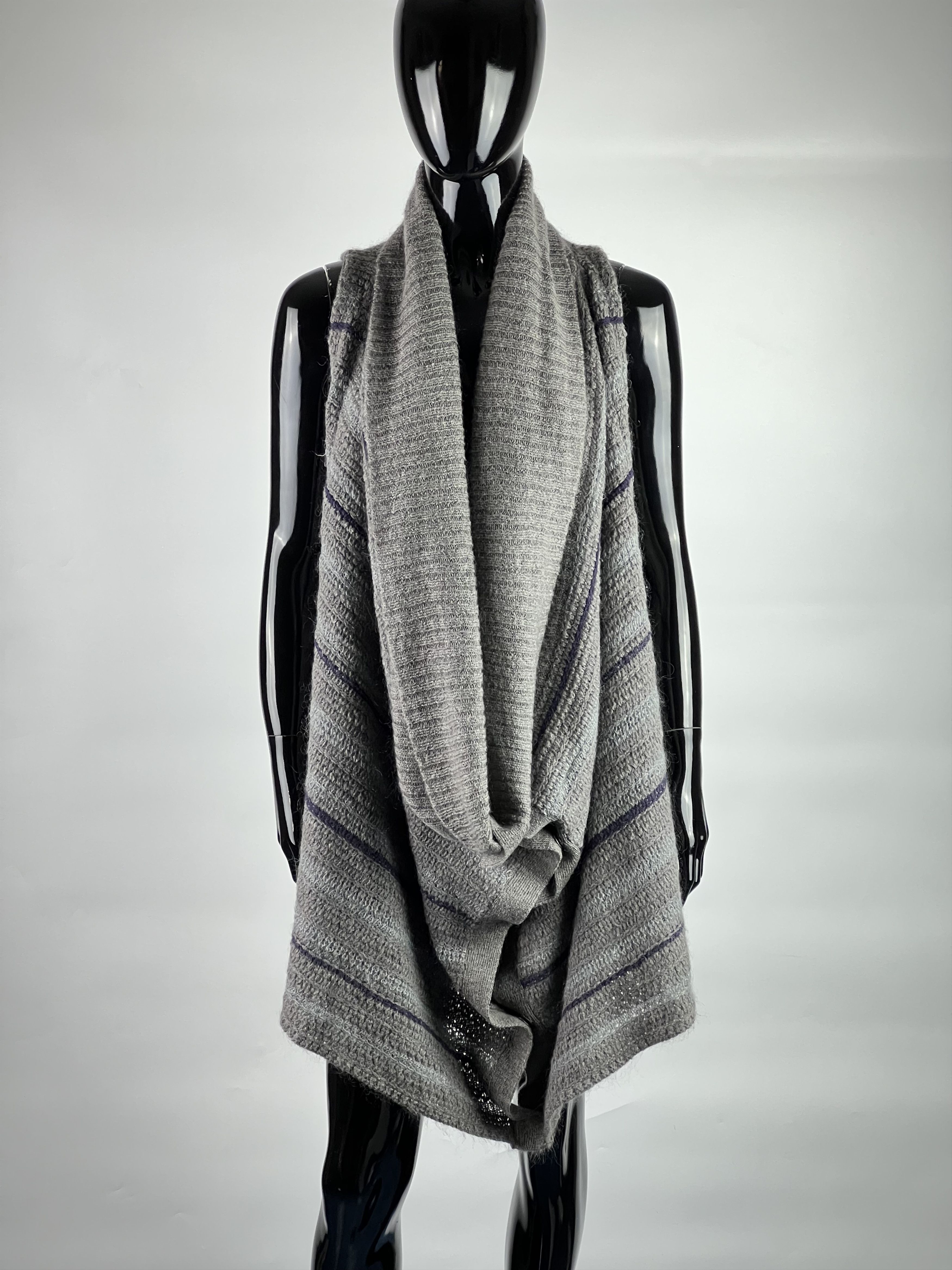 Hugo Boss Boss Orange Wool Sleeveless Cardigan One Size Size ONE SIZE - 2 Thumbnail
