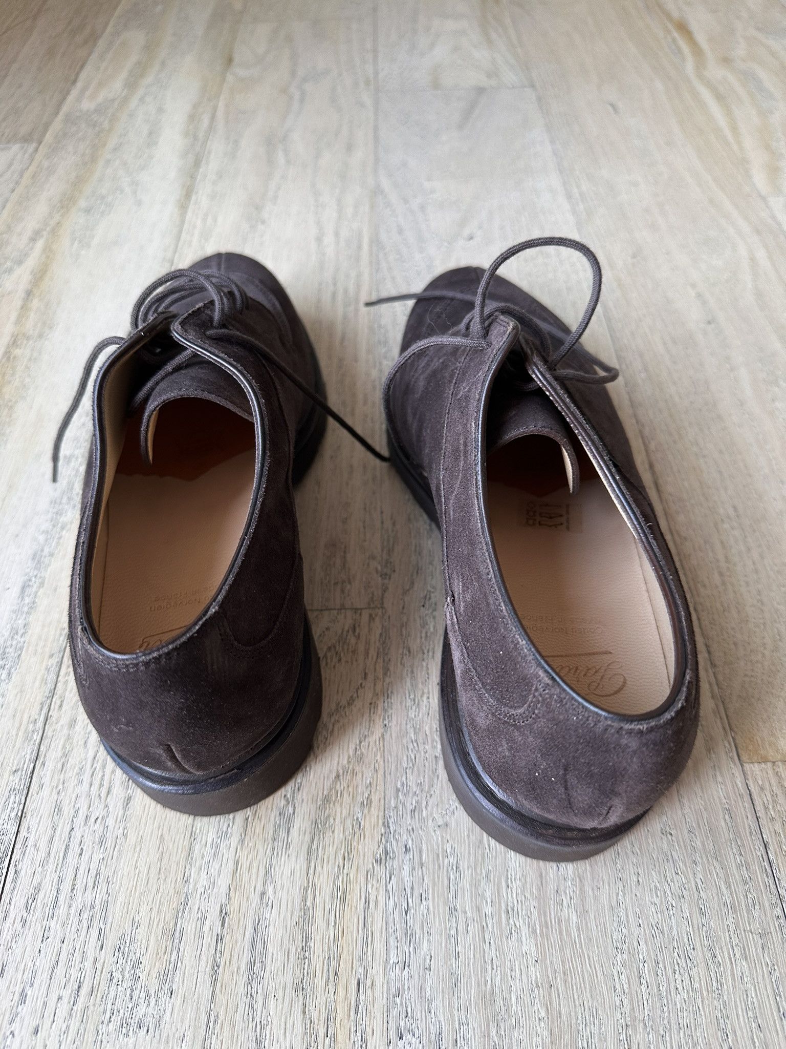 Paraboot Paraboot Avignon Griff II Velour Congo Chocolate Suede Shoes Size US 8 / EU 41 - 4 Thumbnail