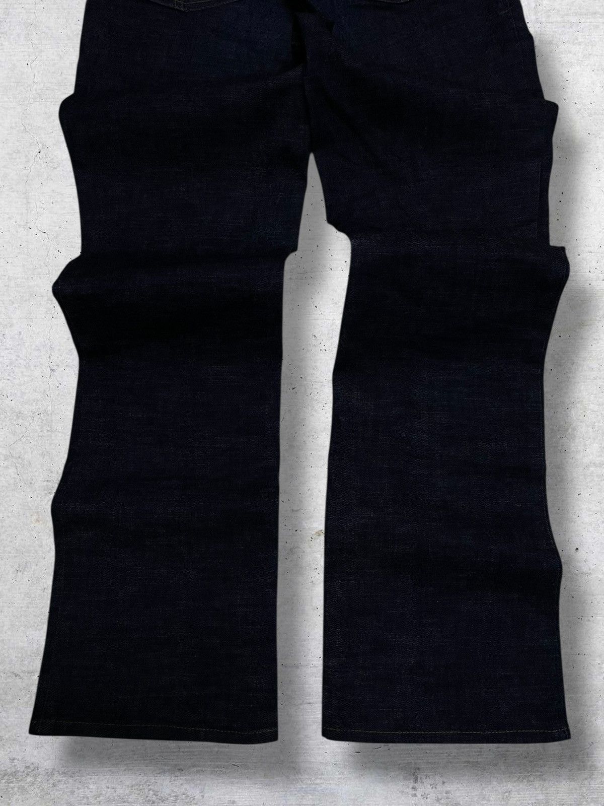 Yves Saint Laurent VINTAGE YVES SAINT LAURENT 90S DESIGNER FLARED MODEL DENIM Size US 27 - 10 Thumbnail