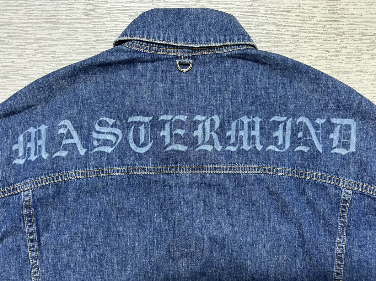 Mastermind World Mastermind World Dyed Logo Lightweight Denim Shirt Size US XS / EU 42 / 0 - 17 Thumbnail