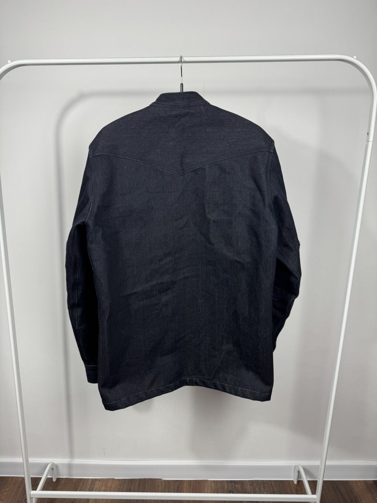 SoSo SoSo Heavy Raw Denim Jacket Indigo Workwear Trucker Coat L Size US L / EU 52-54 / 3 - 14 Thumbnail