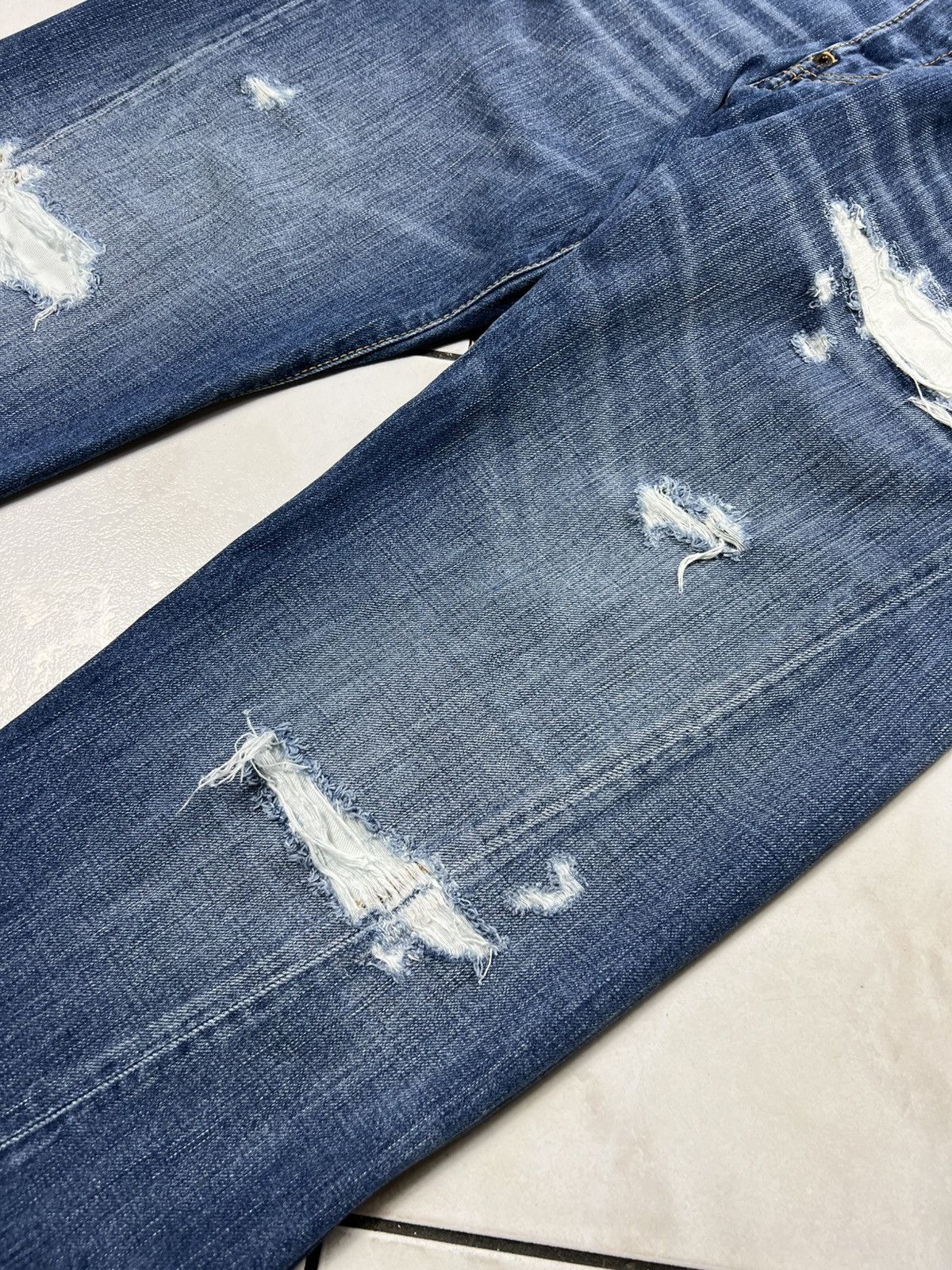 Dsquared2 Dsquared2 rider jeans ripped distressed denim pants washed Size US 36 / EU 52 - 12 Thumbnail