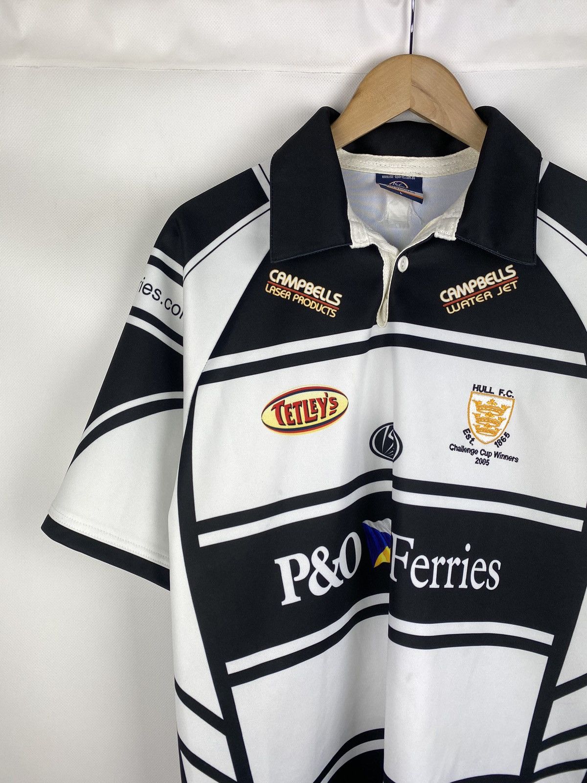 Other ISC Hull F.C. men’s rugby shirt jersey size L Size US L / EU 52-54 / 3 - 4 Thumbnail