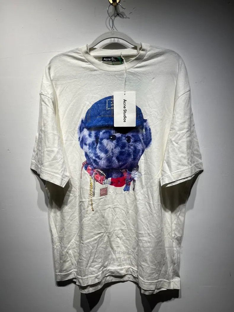 Acne Studios Acne Studios Face Expression Teddy Bear Printed Short Slee Size US S / EU 44-46 / 1 - 1 Thumbnail
