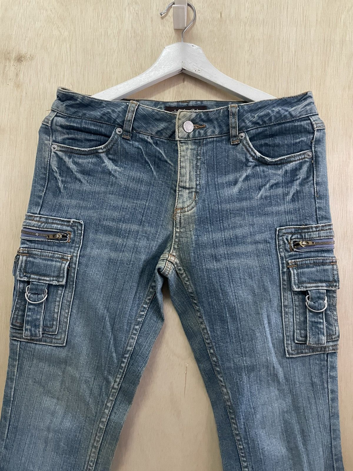 Japanese Brand × Vintage Jeans Cargo pants multiple pocket Size 32" / US 10 / IT 46 - 4 Thumbnail