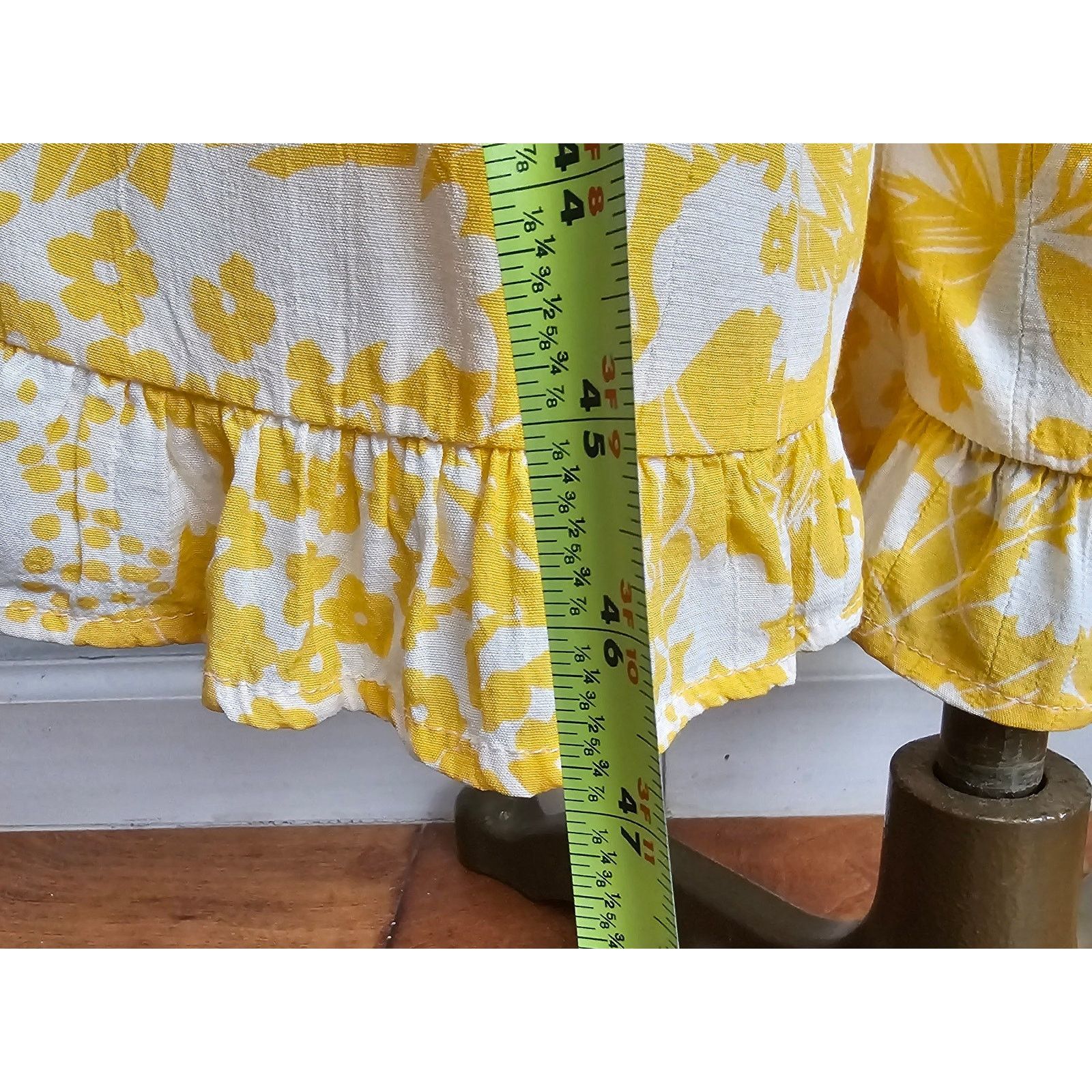 REVOLVE EUC Faithfull the Brand Yellow Floral Kasbah Jumpsuit 2 XS Size 26" / US 2 / IT 38 - 8 Thumbnail