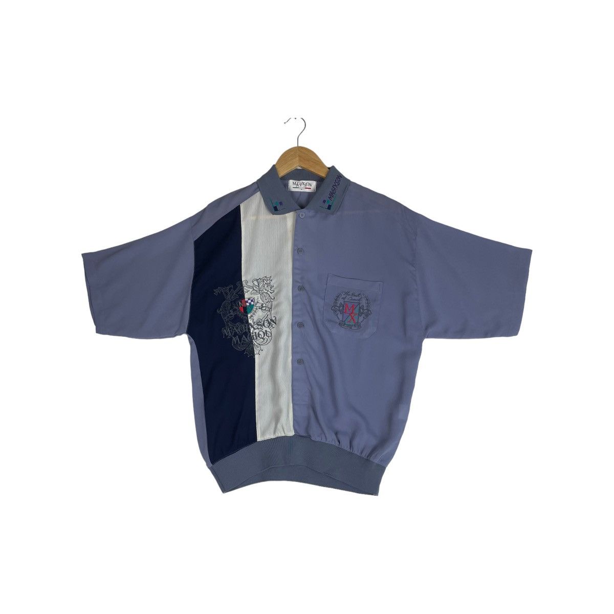 Japanese Brand Vintage Magixson Polyester Button Up Shirt Size US M / EU 48-50 / 2 - 1 Thumbnail