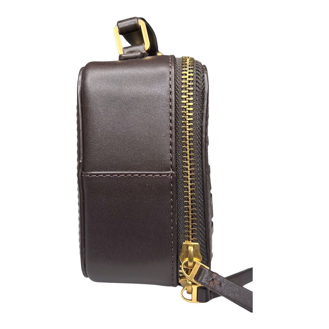 Tory Burch Tory Burch Britten Woven Top Handle Chain Mini Shoulder Bag Size ONE SIZE - 5 Thumbnail