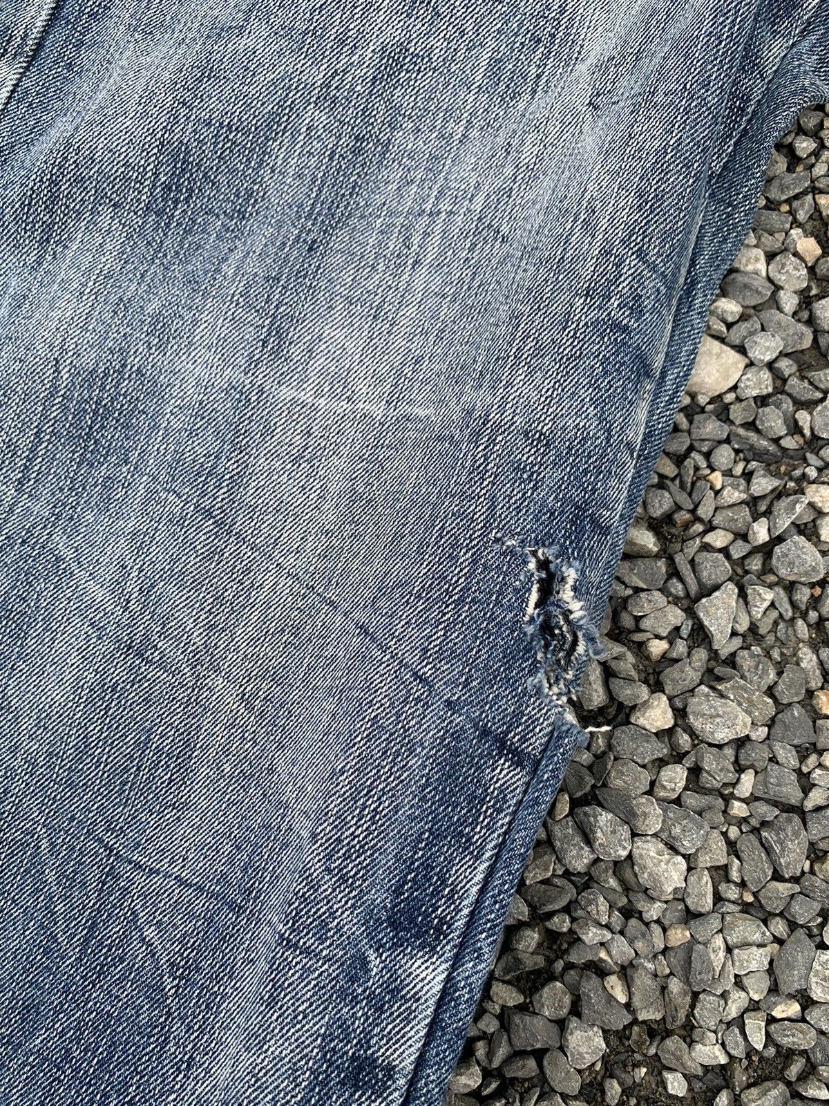If Six Was Nine DOUBLE WAIST PUNK STYLE JAPANESE MUDMAX DISTRESSED DENIM Size US 28 / EU 44 - 18 Thumbnail