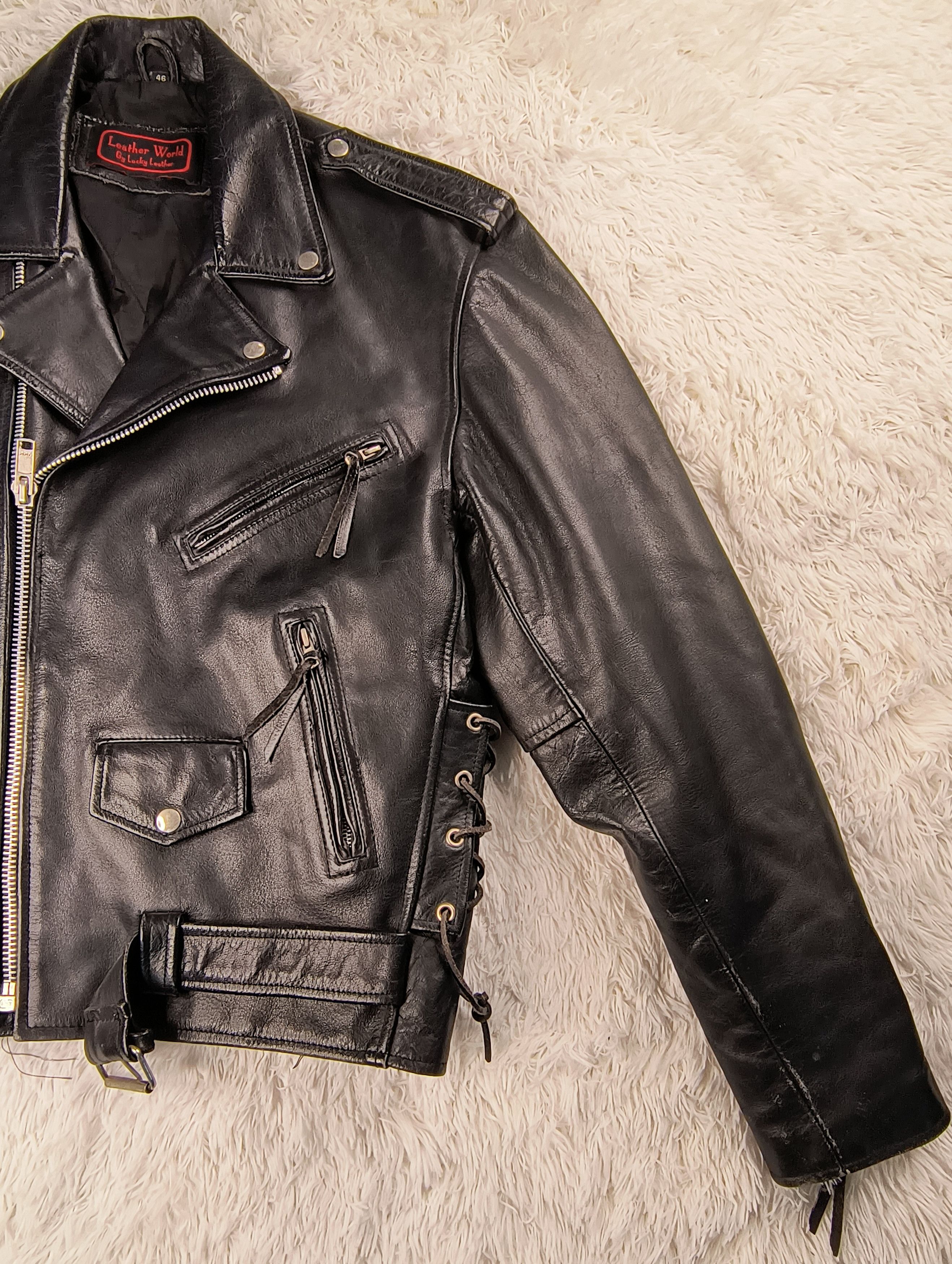 Vintage Vintage Lucky leather jacket Size US M / EU 48-50 / 2 - 3 Thumbnail