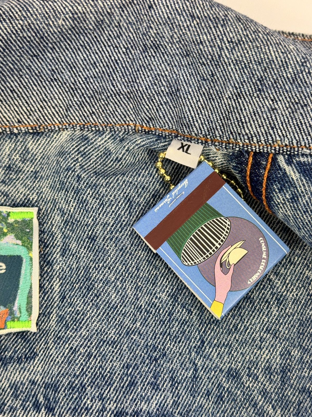 Better With Age BROGUE RECONSTRUCTED PATCH WORK REVERSIBLE TRUCKER JACKET Size US XL / EU 56 / 4 - 13 Thumbnail