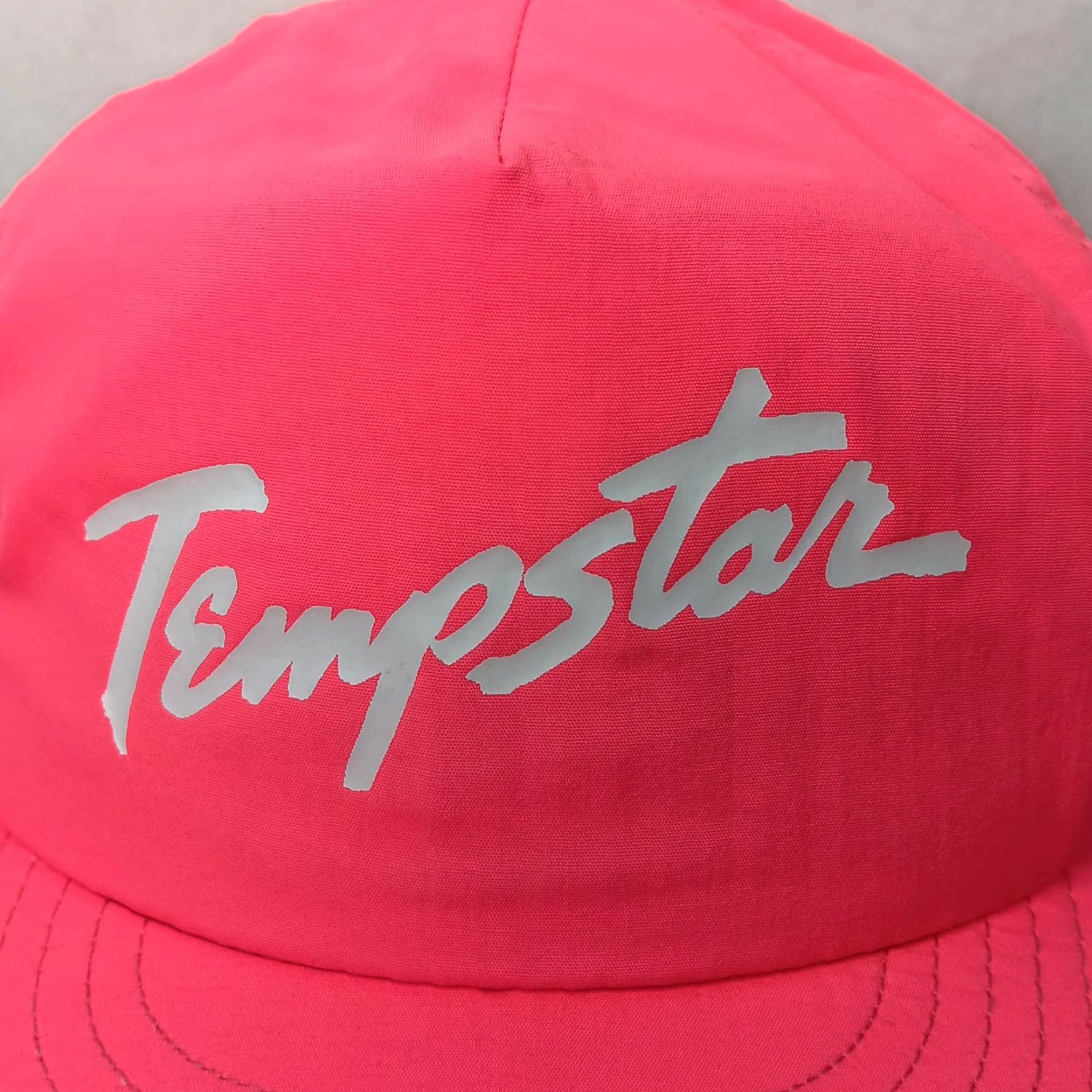 Vintage VINTAGE Swingster Neon Pink HVAC Snapback Hat Unisex Adults 1980s Fall Spring Summer Size ONE SIZE - 3 Thumbnail