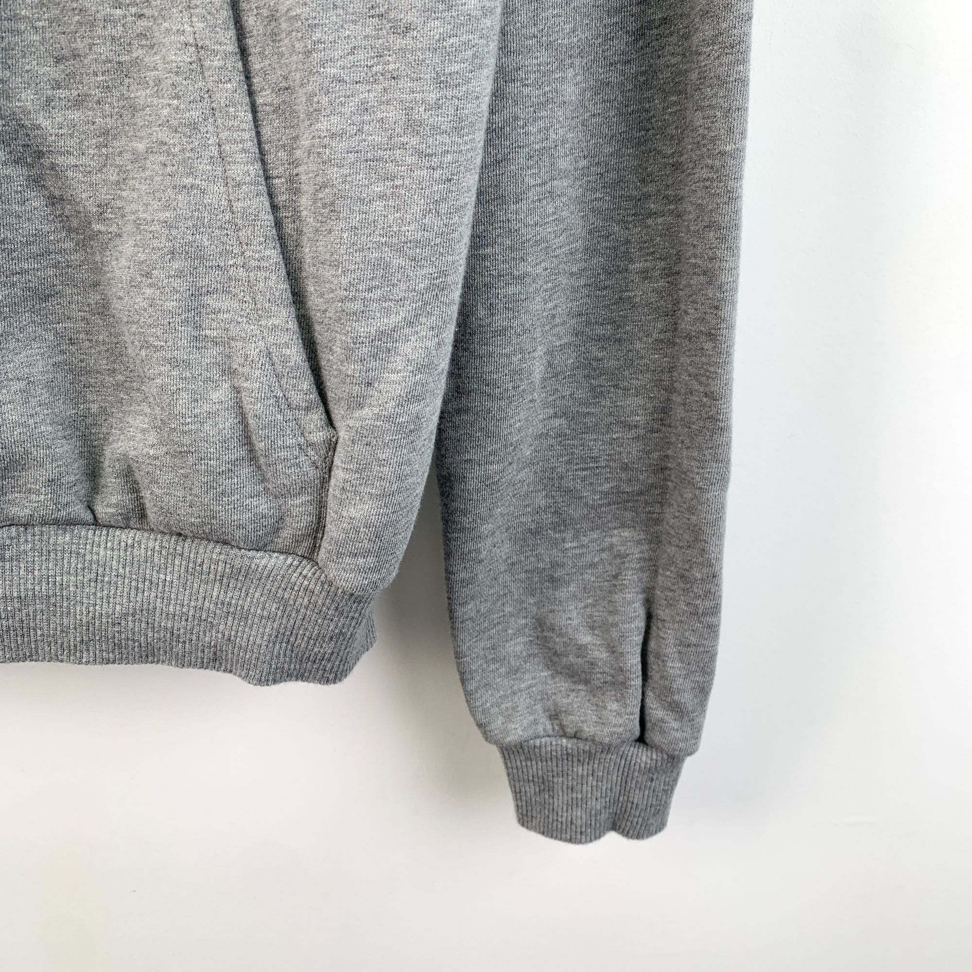 Celine Celine Grey Cotton Logo Hooded Drawstring Sweatshirt XS Long Size XS / US 0-2 / IT 36-38 - 5 Thumbnail