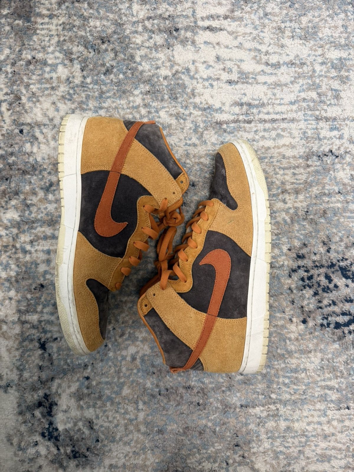 Nike Nike dunk high gold canvas Size US 13 / EU 46 - 2 Thumbnail