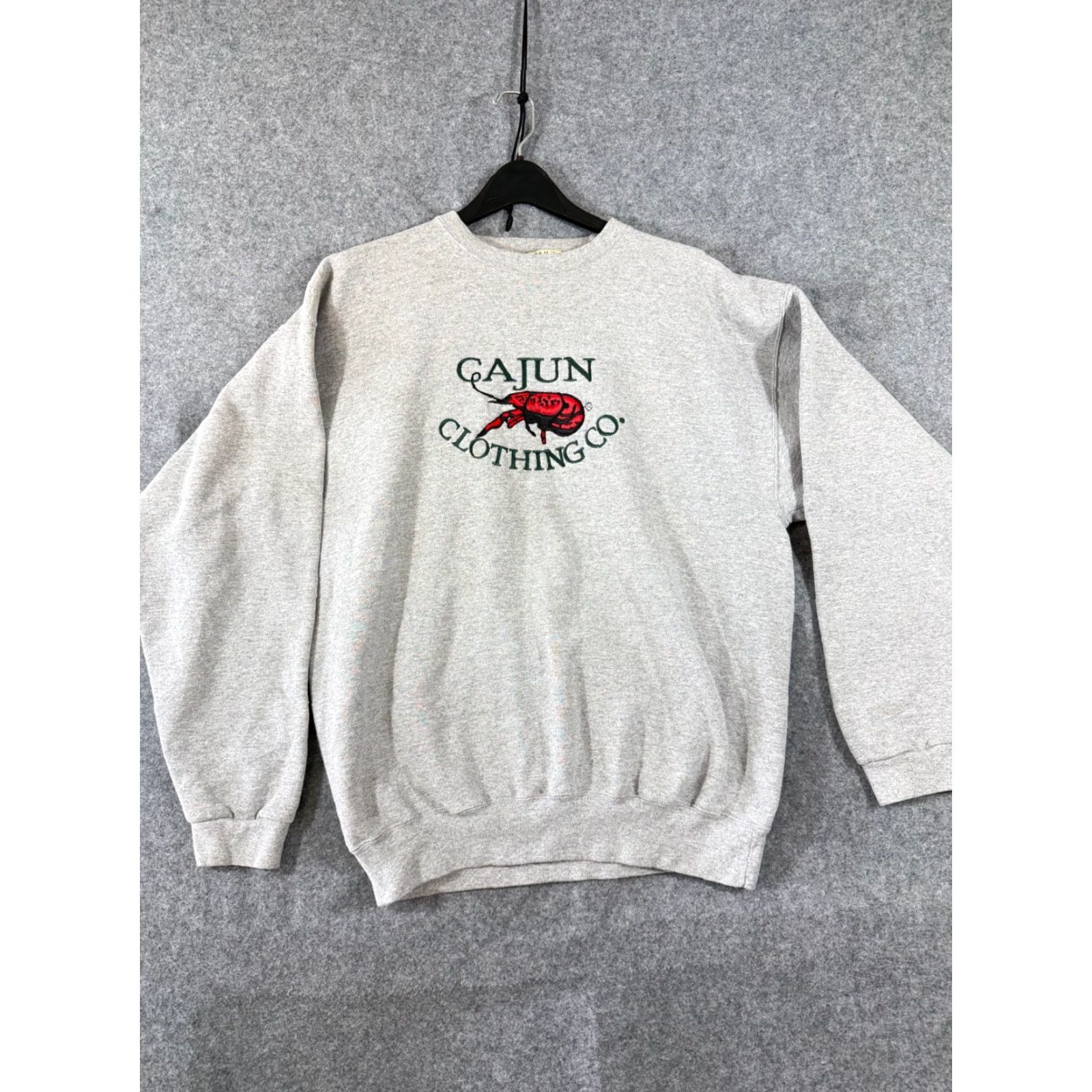 Vintage VINTAGE Cajun Clothing Co. Sweatshirt Mens XL Gray Embroidered Crew Neck USA 90s Size US XL / EU 56 / 4 - 3 Thumbnail