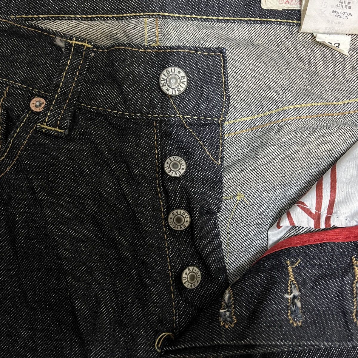 Evisu × Japanese Brand × Vintage EVISU RED DAICOCK DENIM [33x34) Size US 33 - 7 Thumbnail