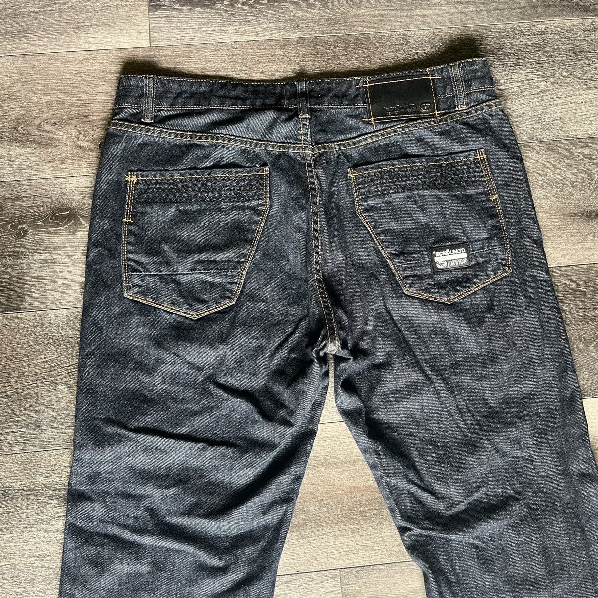 Ecko Unltd. Vintage Ecko Unlimited Biker Riveted Straight Denim Jeans 38 Size US 38 / EU 54 - 3 Thumbnail
