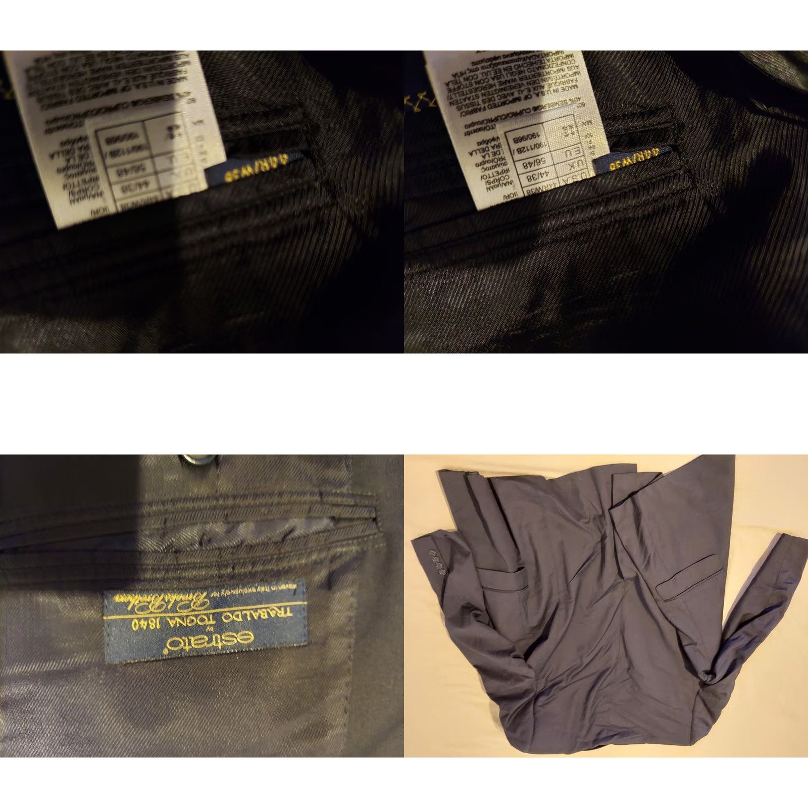 Brooks Brothers Brooks Brothers Mens Jacket Blazer 44R Black Size 44R - 8 Thumbnail