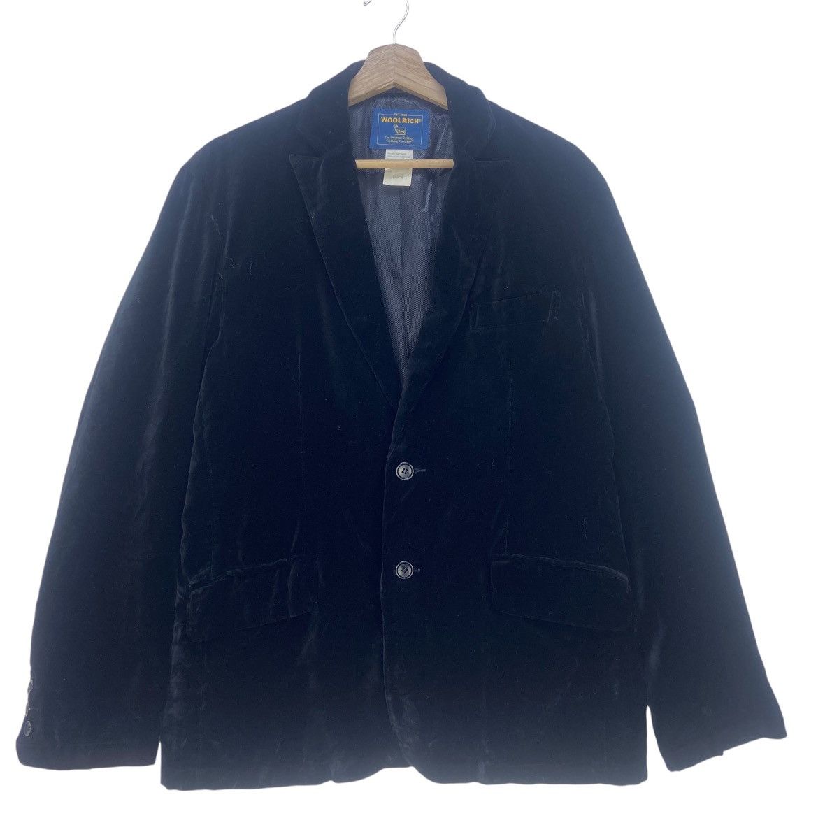 Woolrich Woolen Mills Woolrich Black Velvet Jacket Coat Size US S / EU 44-46 / 1 - 2 Thumbnail