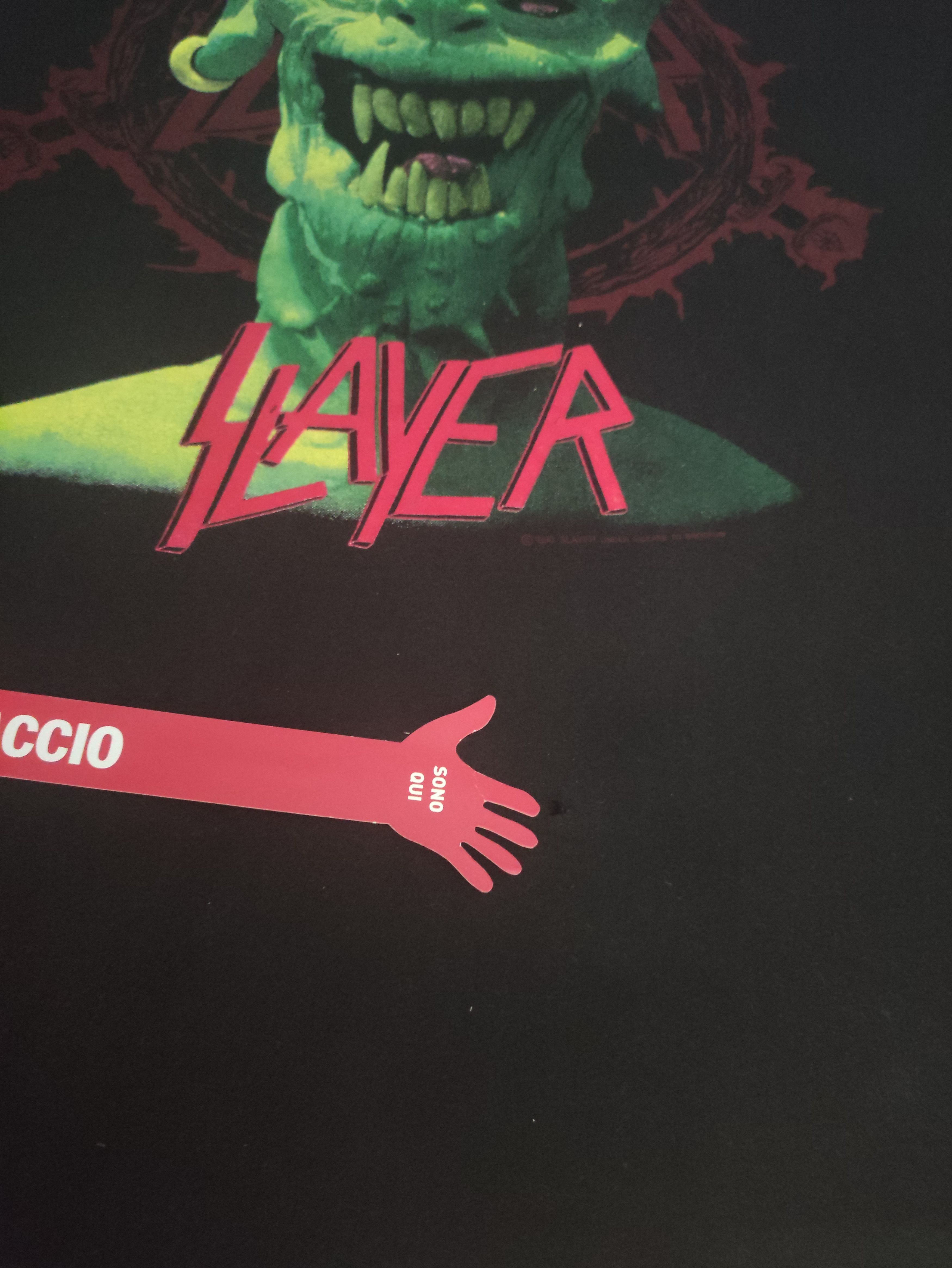 Band Tees Slayer T Shirt Vintage 1990 Grail Size US XL / EU 56 / 4 - 12 Thumbnail