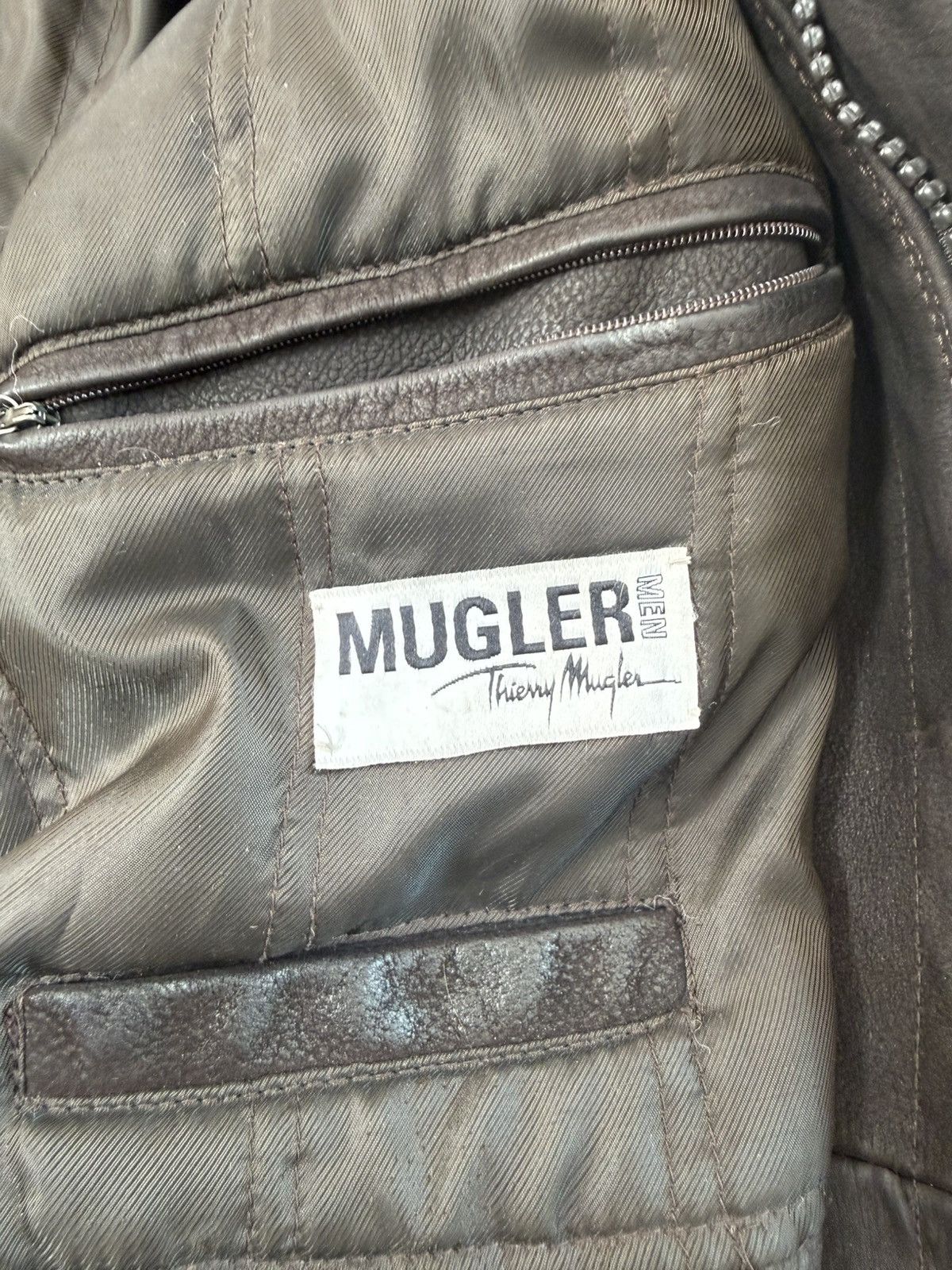 Thierry Mugler RARE ARCHIVE Thierry Mugler Avant-Garde Leather Trench Coat Size US M / EU 48-50 / 2 - 5 Thumbnail