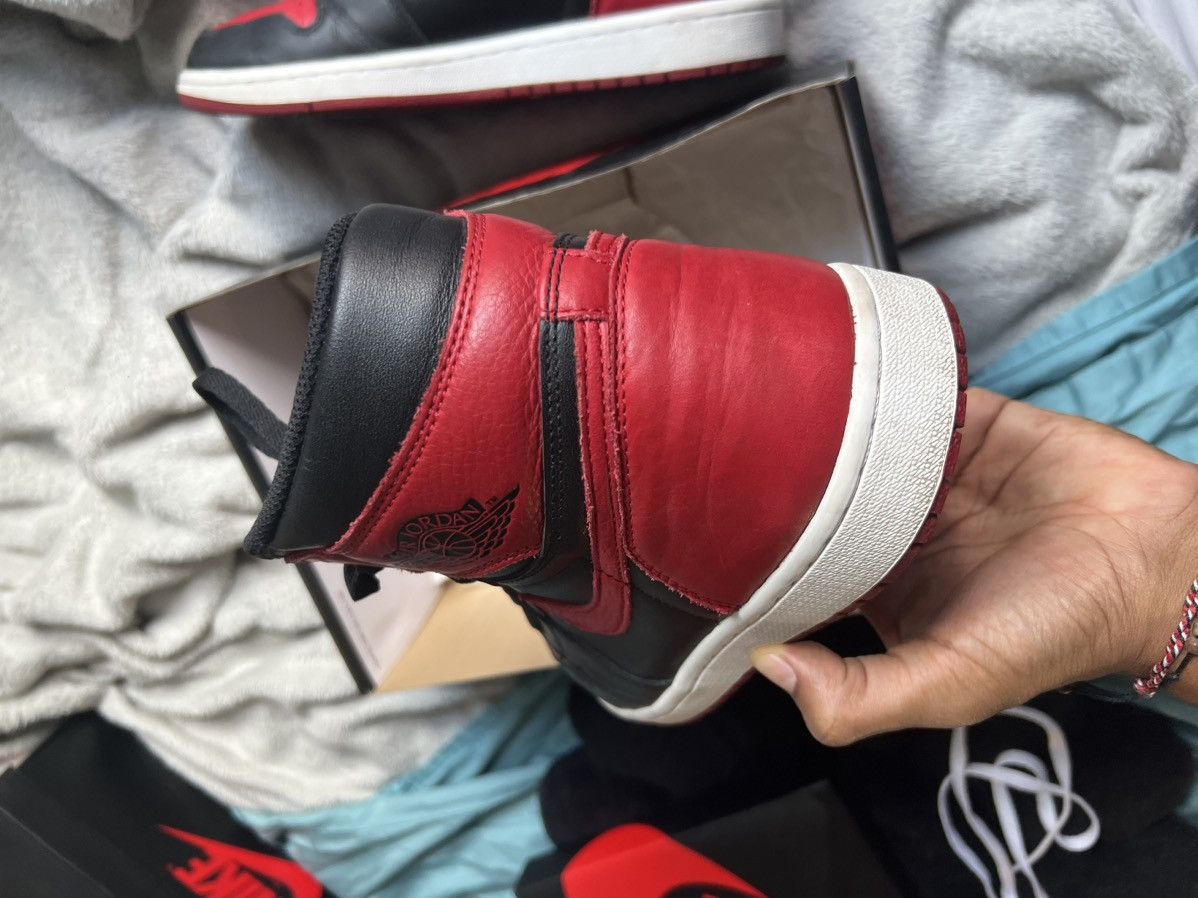 Jordan Brand × Nike Nike Jordan 1 Air Bred Banned 2016 Size US 10.5 / EU 43-44 - 13 Thumbnail