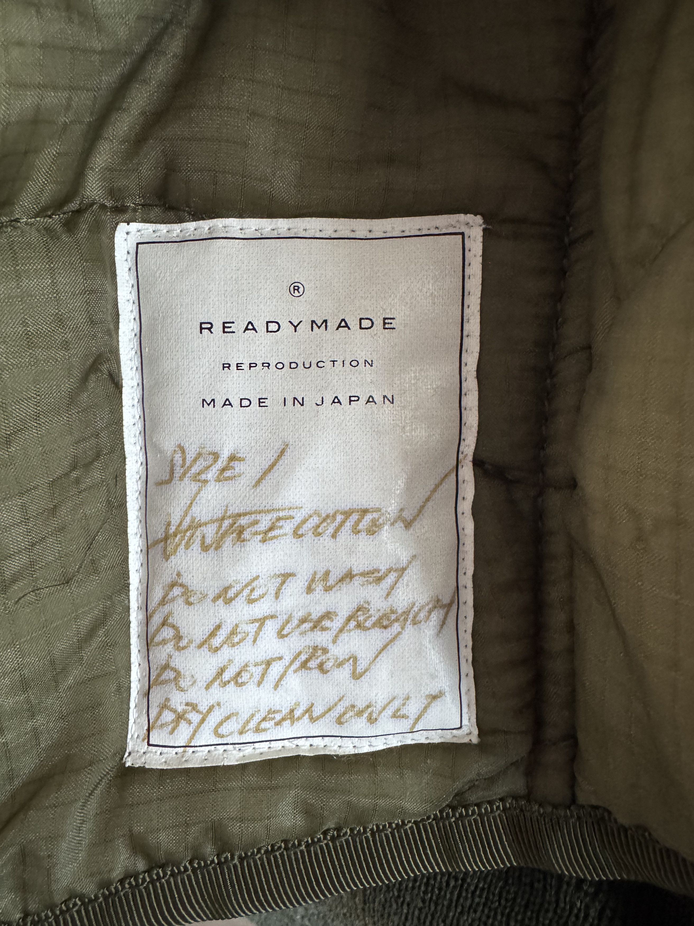 READYMADE JUBILEE PIN JESSE BOMBER JACKET BY RM Size US M / EU 48-50 / 2 - 12 Thumbnail